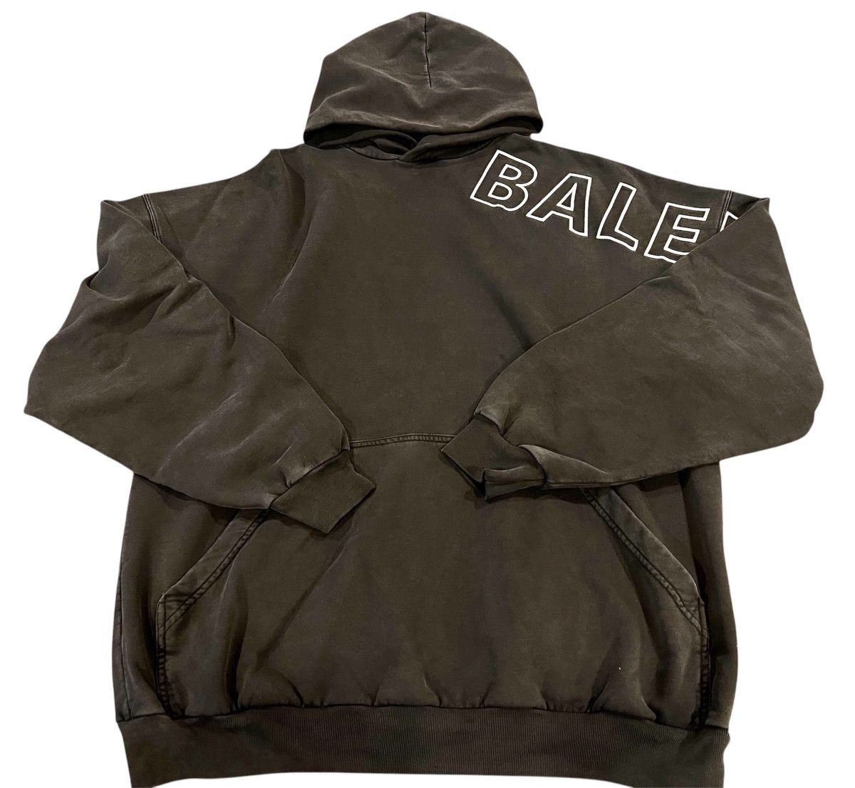 Balenciaga Balenciaga Embroidered Outline Logo Hoodie Size US S / EU 44-46 / 1 - 1 Thumbnail