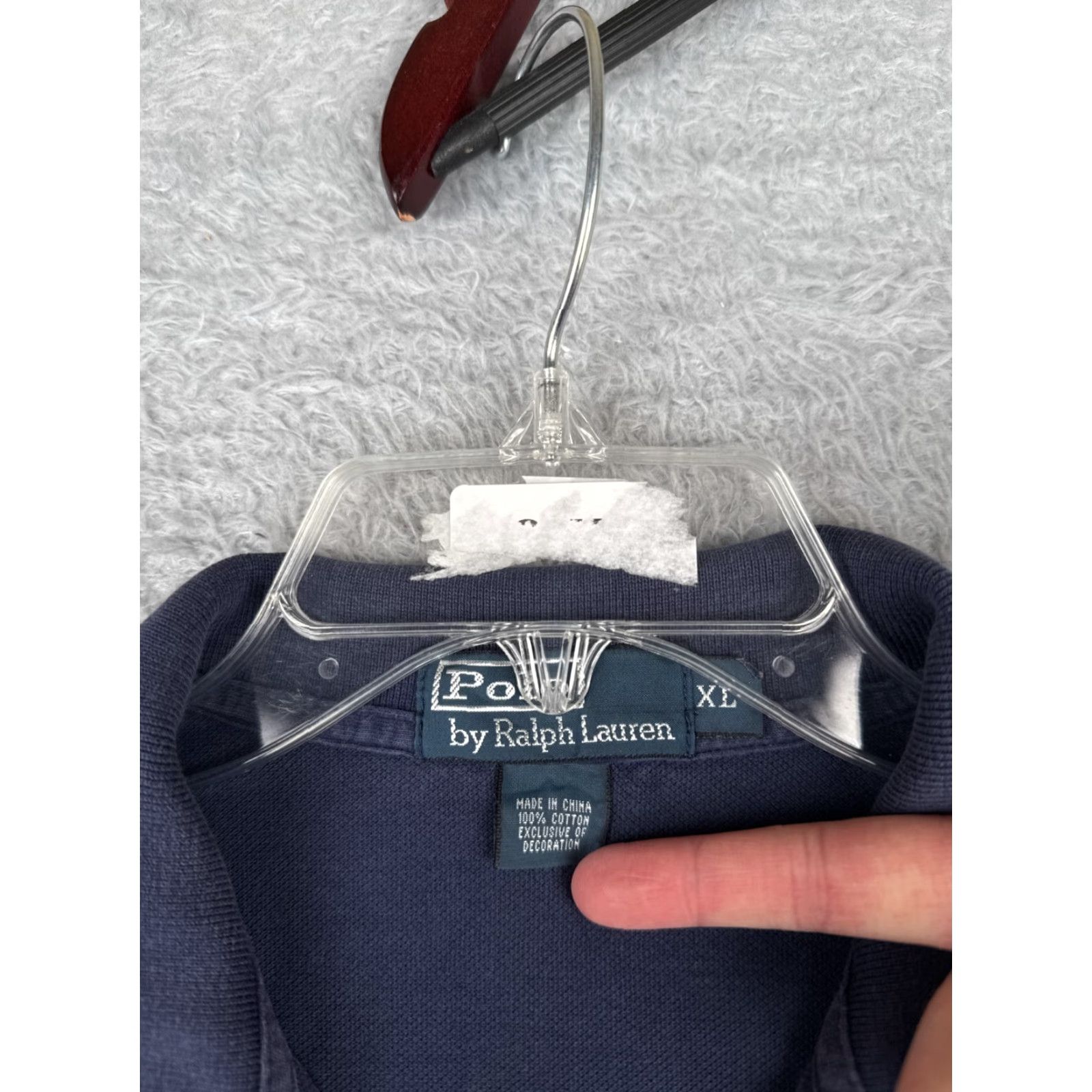 Polo Ralph Lauren VINTAGE Polo Ralph Lauren Shirt Men XL Blue 100% Cotton Knit Short Sleeve Polo Shirt Regular Fit Logo Embroidered Button Collar Size US XL / EU 56 / 4 - 6 Thumbnail