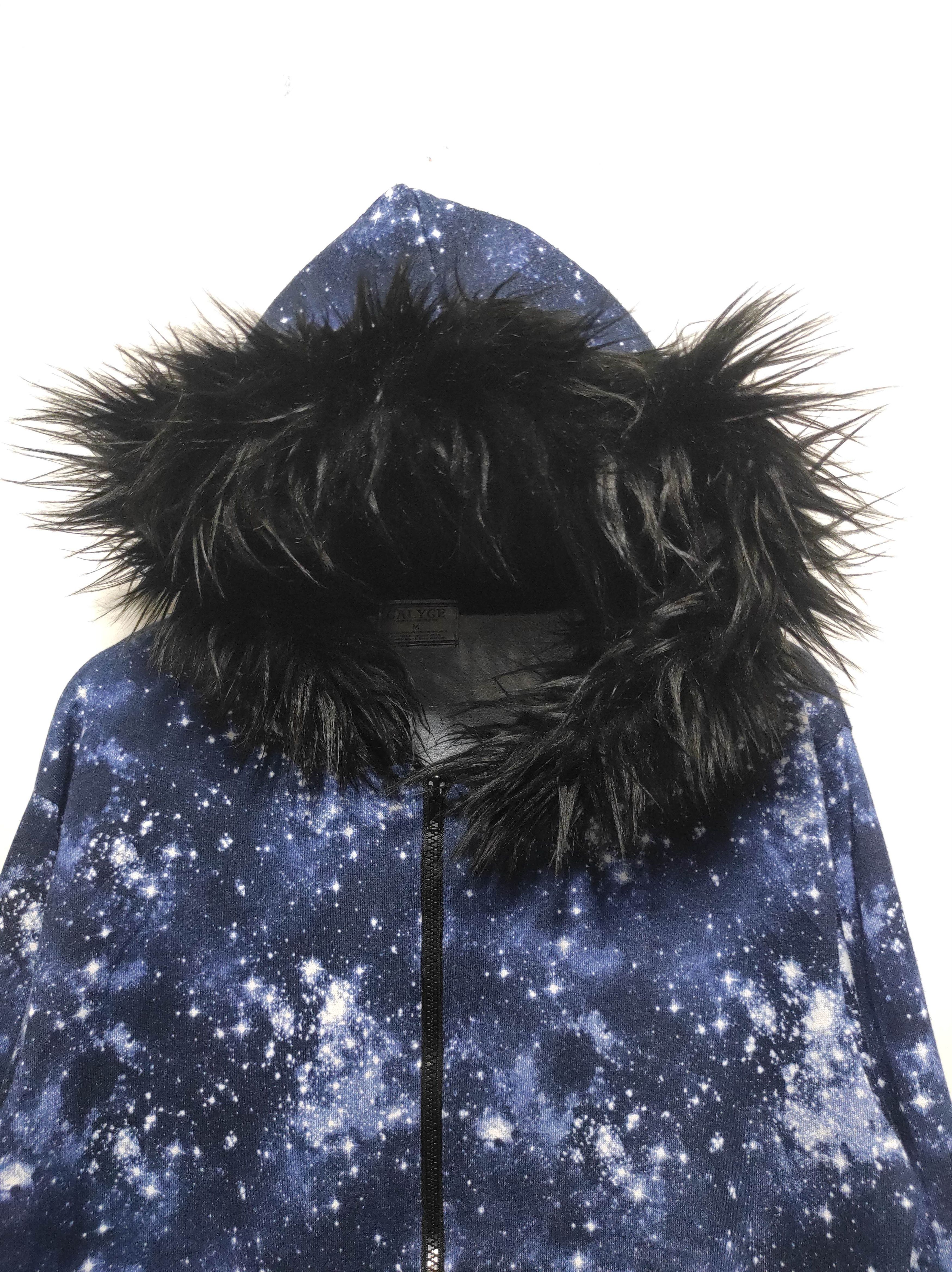 Japanese Brand Galyge Galaxy Zip Fur Hoodie LGB style Size US M / EU 48-50 / 2 - 2 Thumbnail