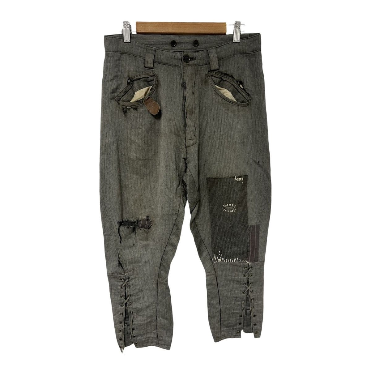 Share Spirit Homme share spirit TYPE A-9 ramie, sheep leather