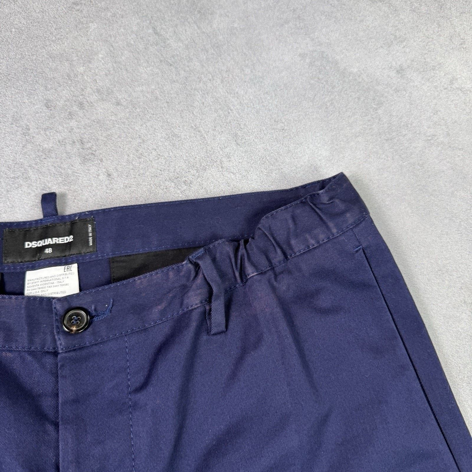 Dsquared2 Dsquared2 Blue Men Chino Pants Size 48 Jeans Size US 32 / EU 48 - 3 Thumbnail