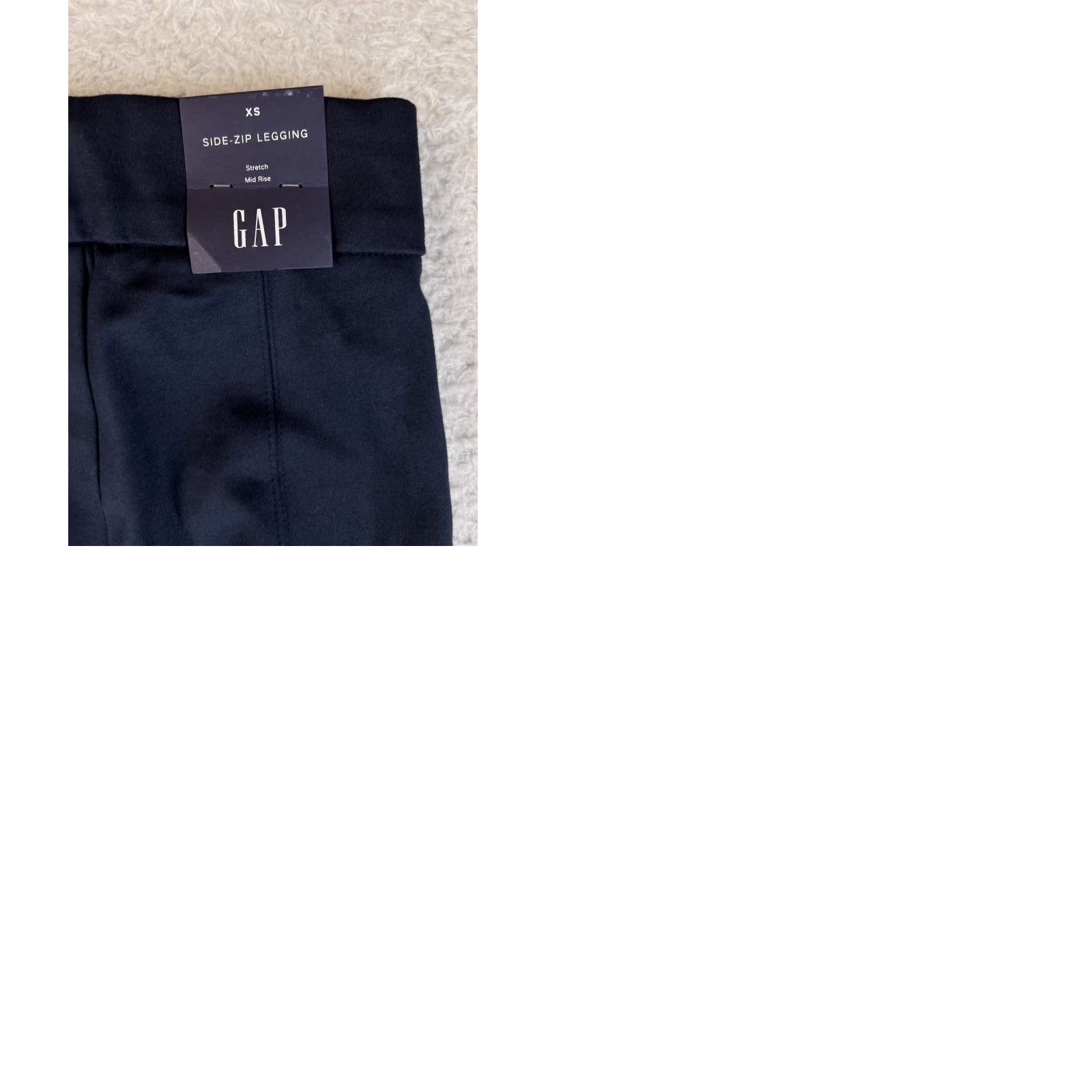 Gap Gap Leggings Womens XS Navy Blue Zip Stretch Mid Rise Cotton Size 28" / US 6 / IT 42 - 9 Thumbnail