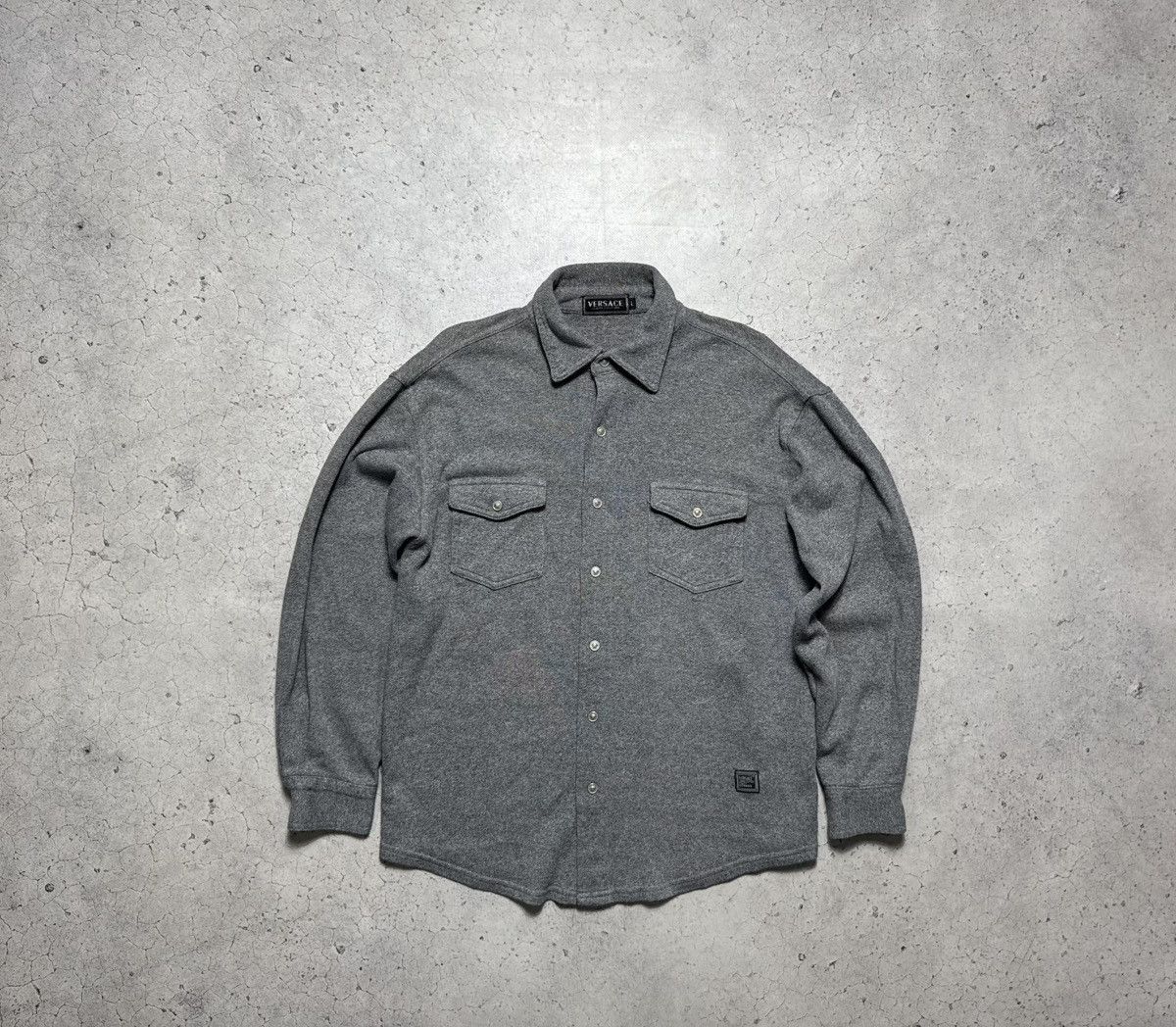 Versace Jeans Couture Versace Jeans Couture Cotton Flannel Button Up Shirt Size L Size US L / EU 52-54 / 3 - 2 Thumbnail