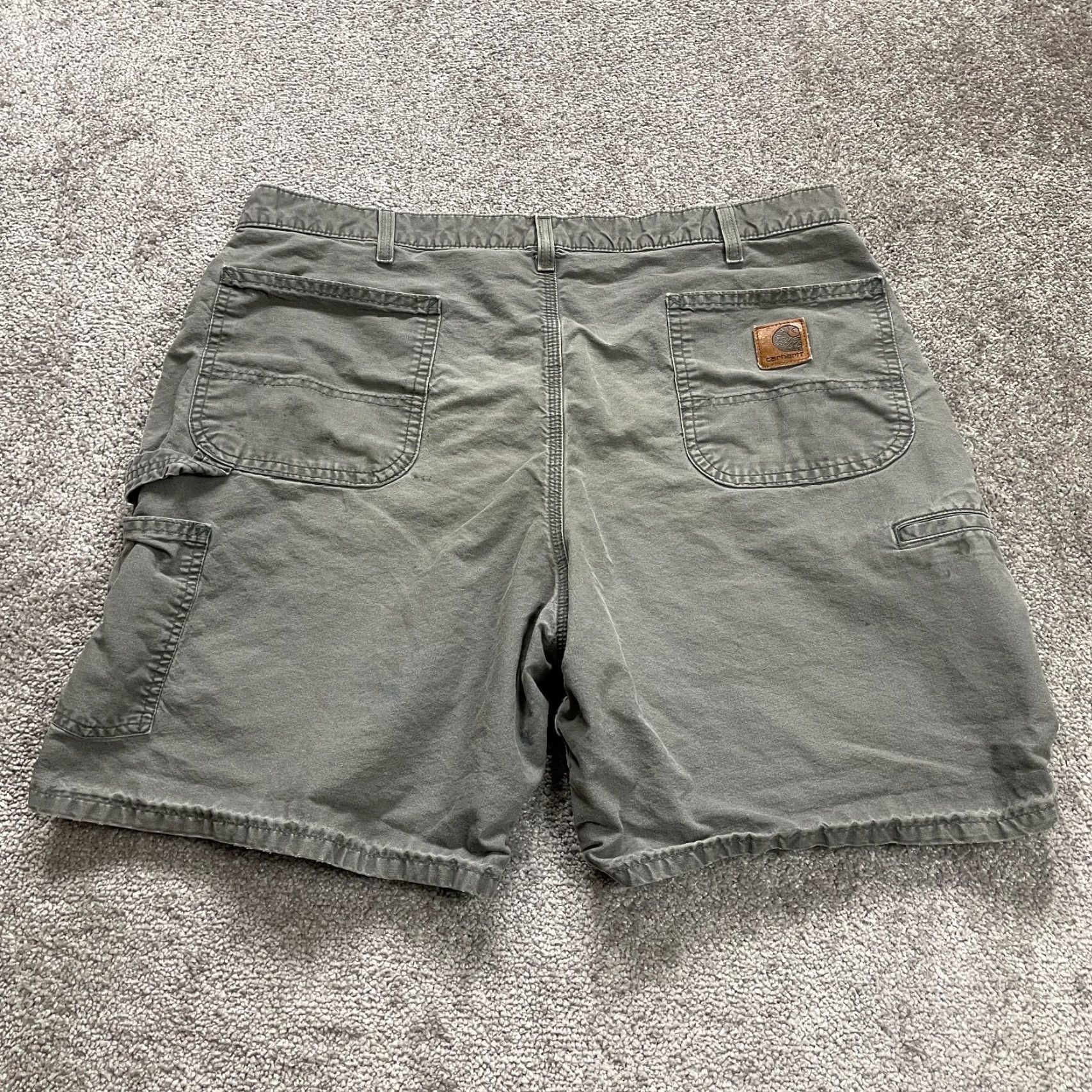 Carhartt Carhartt Chino Shorts Mens 40 Gray Casual Outdoor Flat Front 7" Inseam Size US 40 / EU 56 - 2 Thumbnail