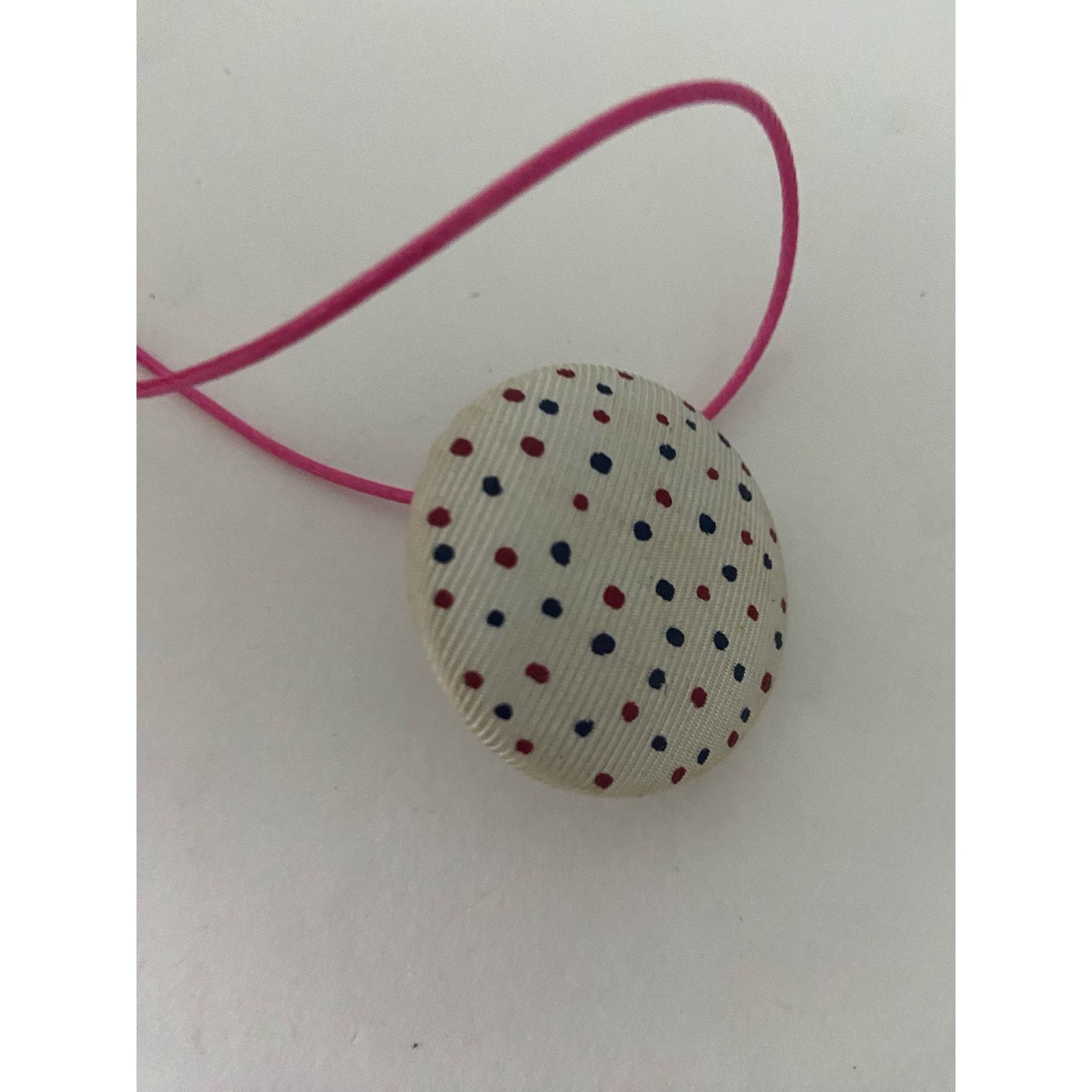 Vintage polka dot pendant necklace Size ONE SIZE - 5 Thumbnail