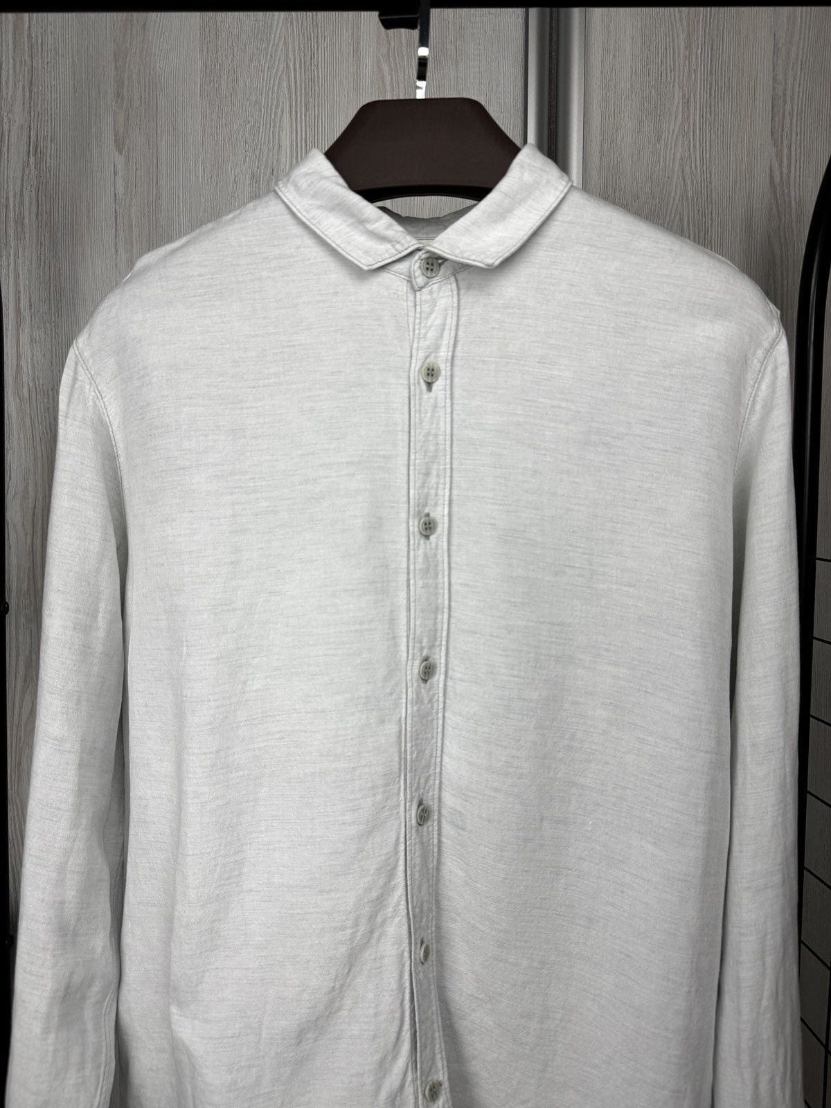 Freitag Freitag Light Grey Linen Modal E783 Mens Shirt Size US L / EU 52-54 / 3 - 3 Thumbnail