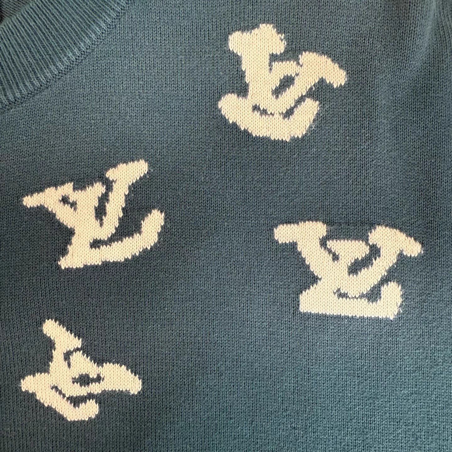 Louis Vuitton LV FW22 Pied Piper short-sleeve tee men's blue M Size US M / EU 48-50 / 2 - 7 Thumbnail