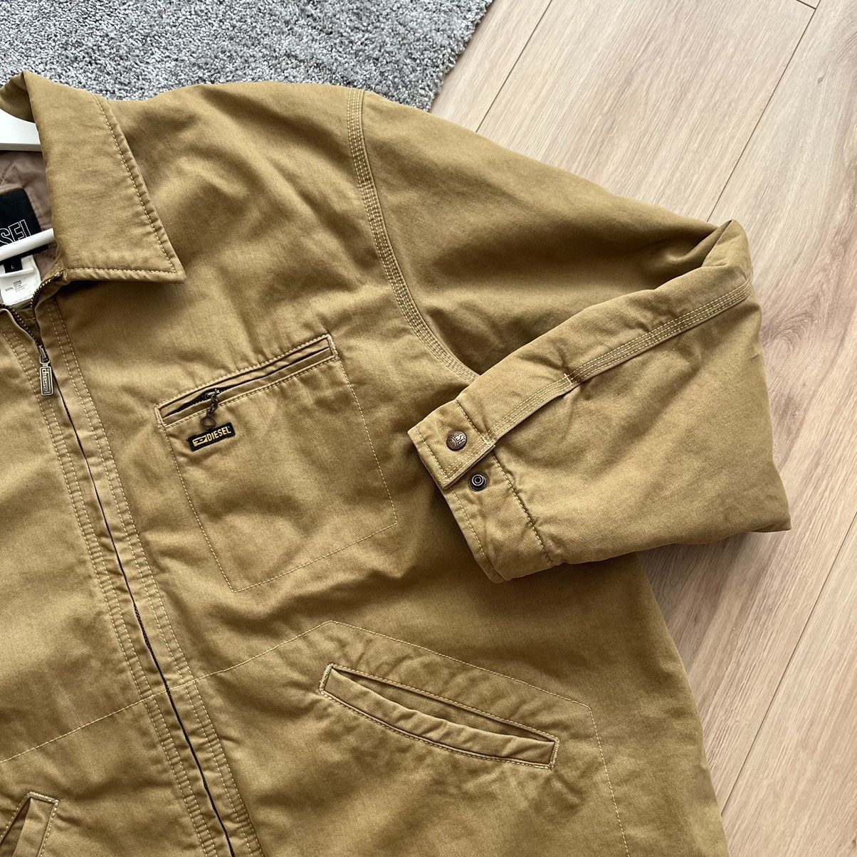 Diesel Vintage Diesel Detroit Jacket Hype Brown Size L Size US L / EU 52-54 / 3 - 5 Thumbnail
