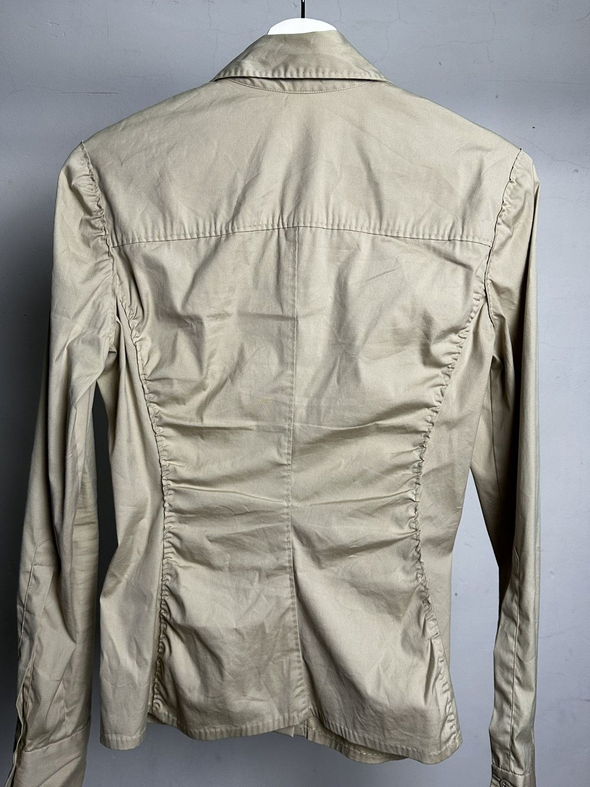 Gucci Gucci Tom Ford Ruched Fitted Shirt Size M / US 6-8 / IT 42-44 - 13 Thumbnail
