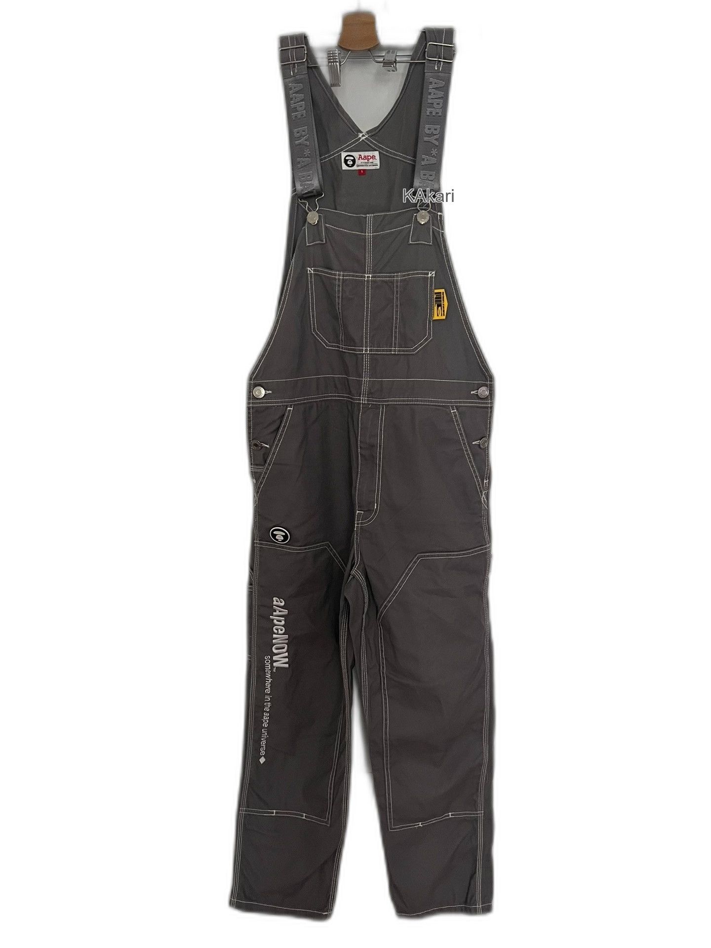 Aape Aape Gray Cargo Overalls Size US 26 / EU 42 - 1 Thumbnail