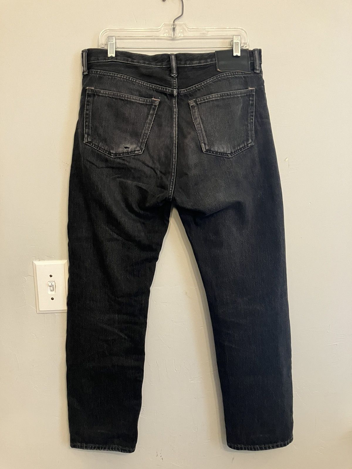 Acne Studios Acne Studios 1996 Vintage Black Regular Fit Jeans (SS22) Size US 34 / EU 50 - 2 Thumbnail