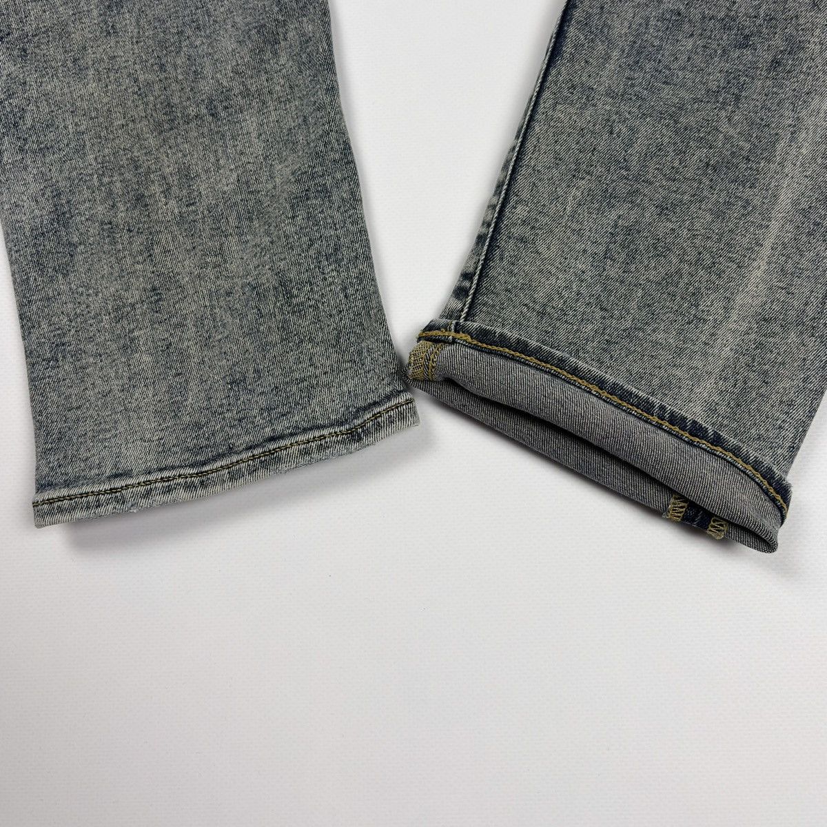 Represent Clo. Represent Destroyer Denim Jeans Blue Cream Slim Jeans Size US 32 / EU 48 - 12 Thumbnail
