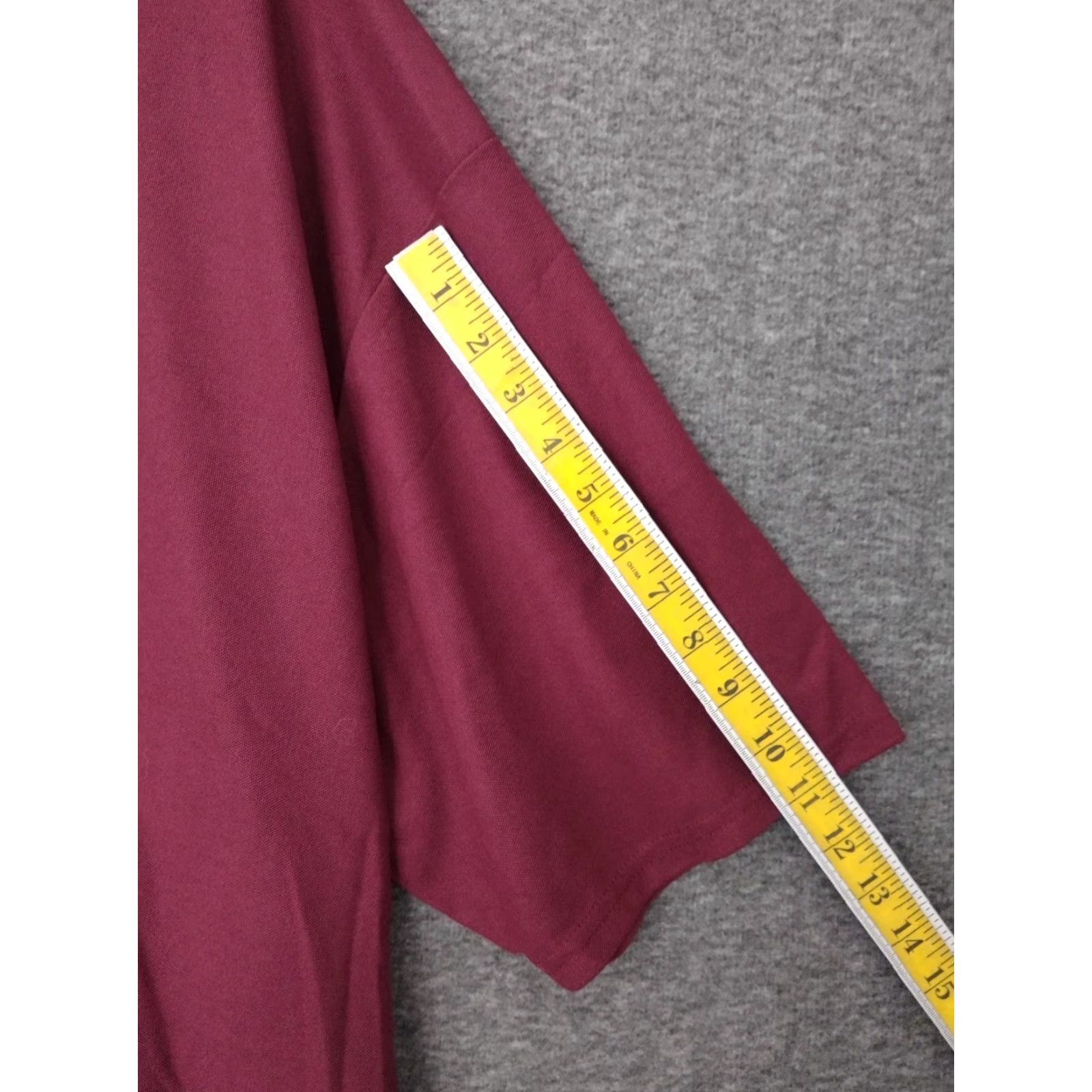 Gildan Gildan Performance Mens Polo Sport Shirt T-Shirt Red Wine 4XL Polo Shirt Mens Size US XXL / EU 58 / 5 - 5 Thumbnail