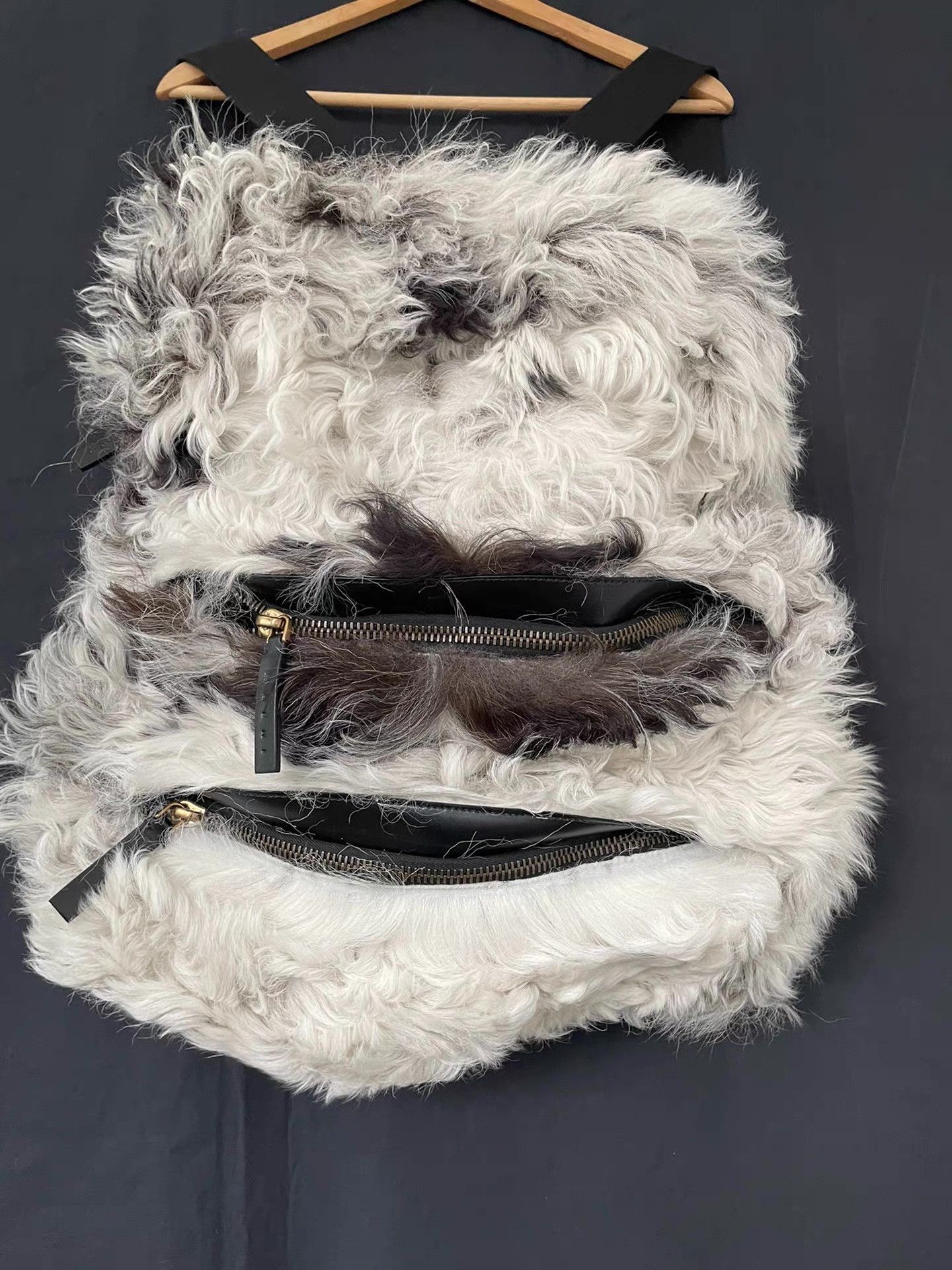 Marni Marni Shearling Backpack Ｑ21 Size ONE SIZE - 3 Thumbnail