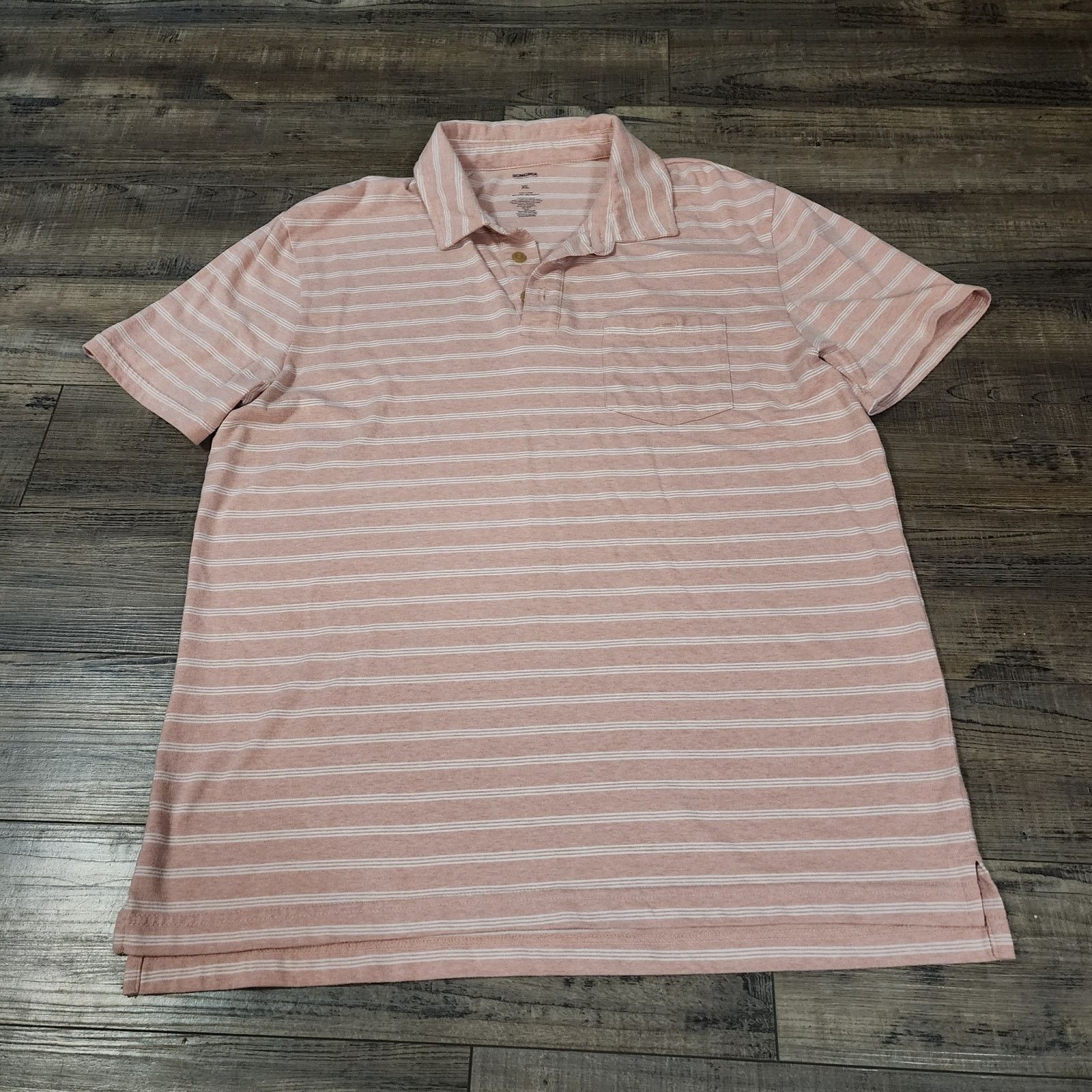 Sonoma Sonoma men's polo XL striped pre-owned good condition 2212 Size US XL / EU 56 / 4 - 1 Thumbnail