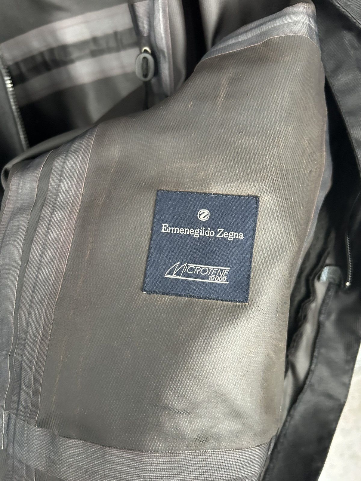 Ermenegildo Zegna Ermenegildo Zegna Microtene 1000 Light Coat Rain Jacket Rare Size US L / EU 52-54 / 3 - 9 Thumbnail
