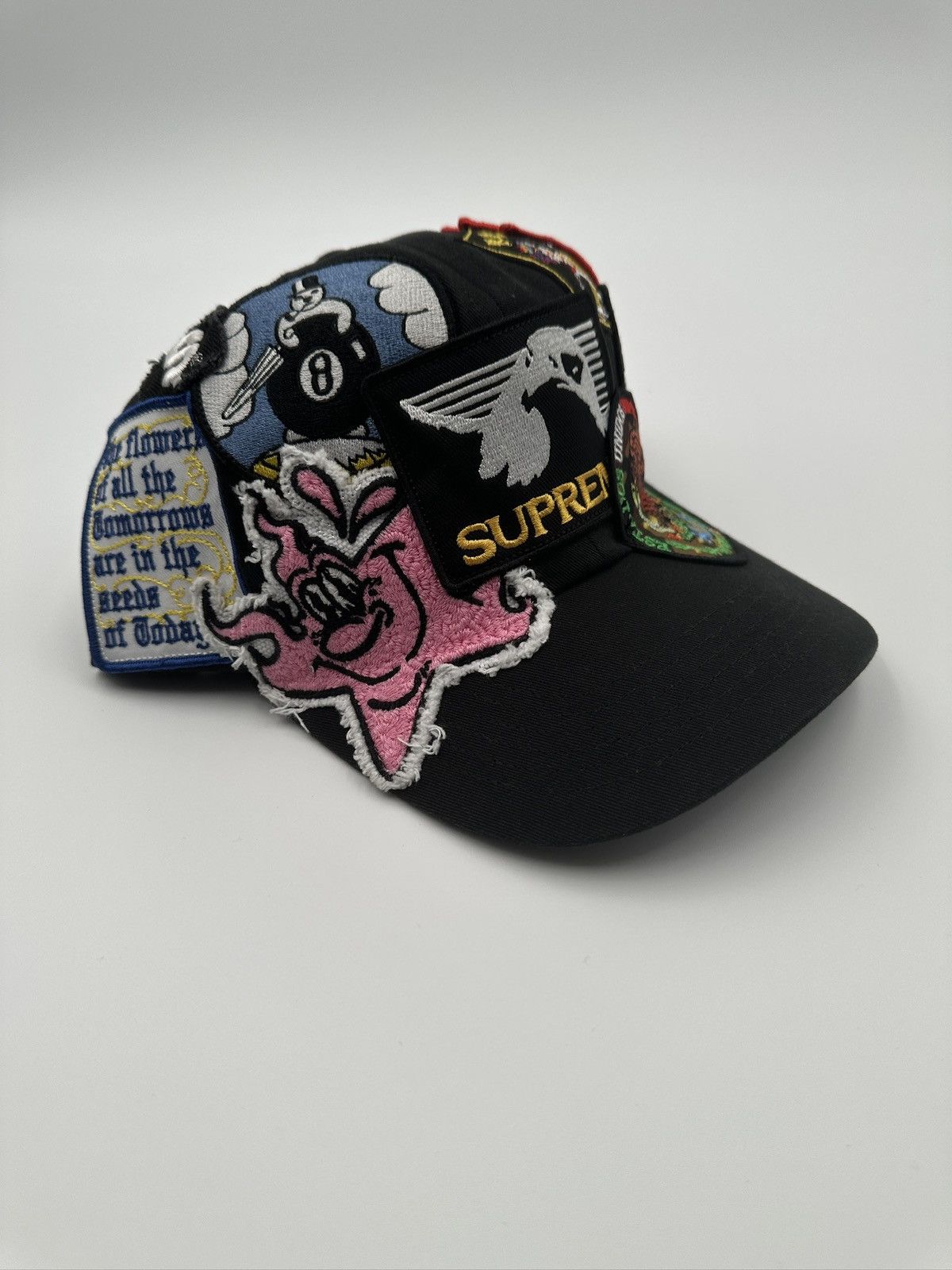 帽子 supreme Patches 6-Panel Supreme Patches 6-Panel (SS25) - $88