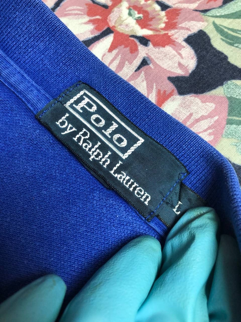 Polo Ralph Lauren Ralph Lauren blue polo shirt with a small embroidered LOGO Size US L / EU 52-54 / 3 - 2 Thumbnail