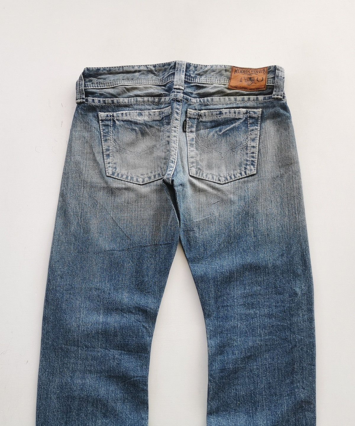 Japanese Brand Rodeo Crowns Japan Zig Zag Patch Jeans Size US 30 / EU 46 - 6 Thumbnail