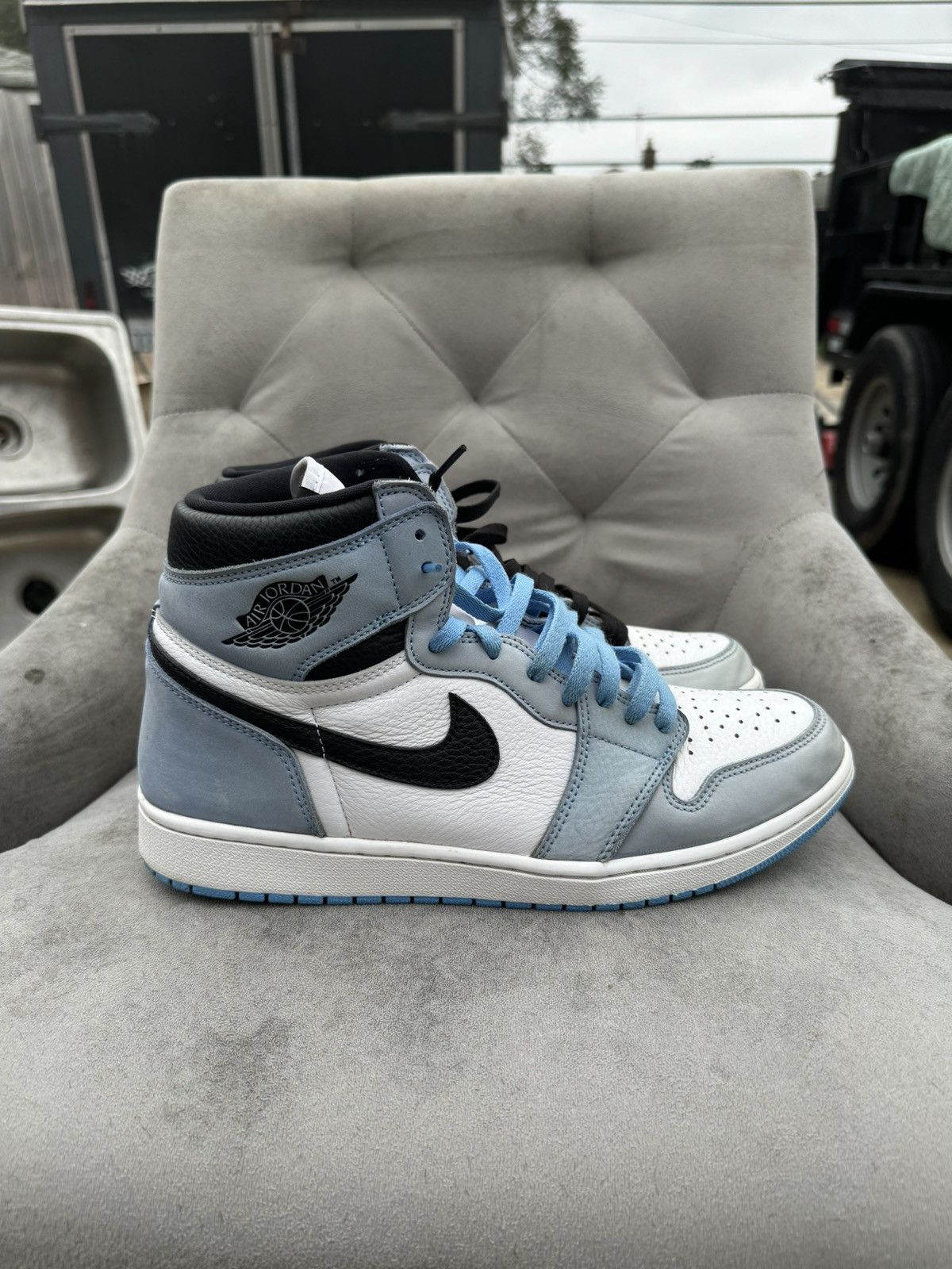 Jordan Brand Jordan 1 University blue Size US 12 / EU 45 - 5 Thumbnail