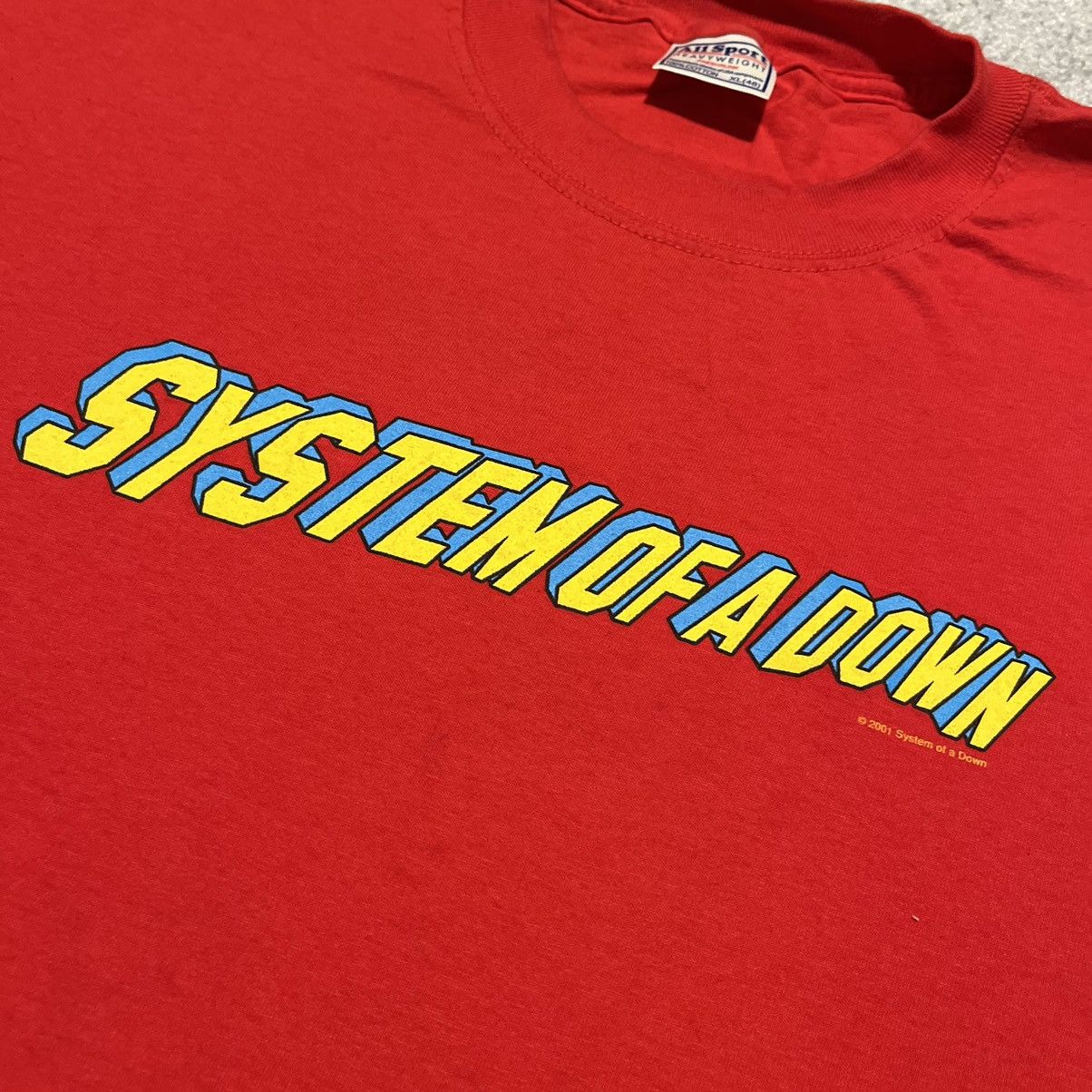 Band Tees Vintage 2002 System of a Down Superman Comics Band Logo Tee Size US XL / EU 56 / 4 - 3 Thumbnail