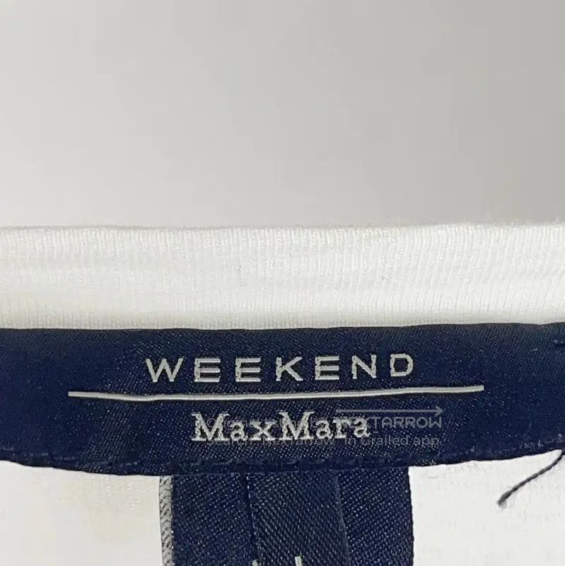 Max Mara MaxMara White Cotton Women's T-Shirt . Size L / US 10 / IT 46 - 3 Thumbnail
