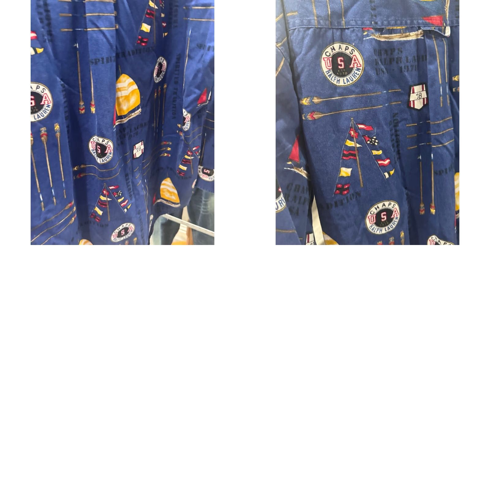 Ralph Lauren RARE Chaps Ralph Lauren WILD Artwork LONG SLEEVE SHIRT Large L Multicolor Mens Shirt Size US L / EU 52-54 / 3 - 9 Thumbnail