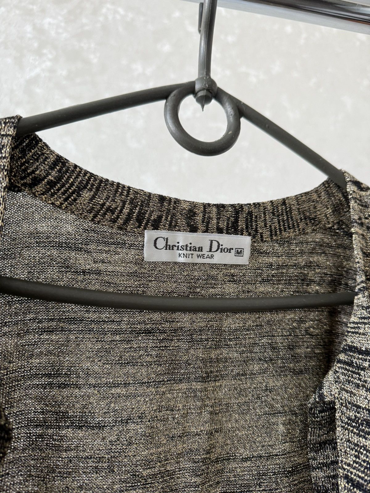 Christian Dior Monsieur Vintage Christian Dior Paris Cardigan Knit Open Front Luxury Size M / US 6-8 / IT 42-44 - 4 Thumbnail