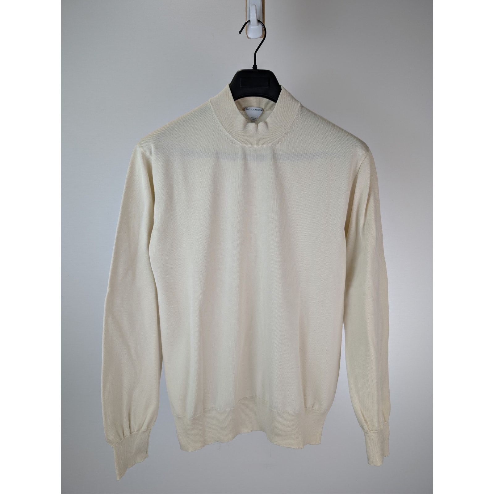 Bottega Veneta o1rshd1 Cashmere Mock-Neck Knit Sweater in Cream Size US S / EU 44-46 / 1 - 2 Thumbnail