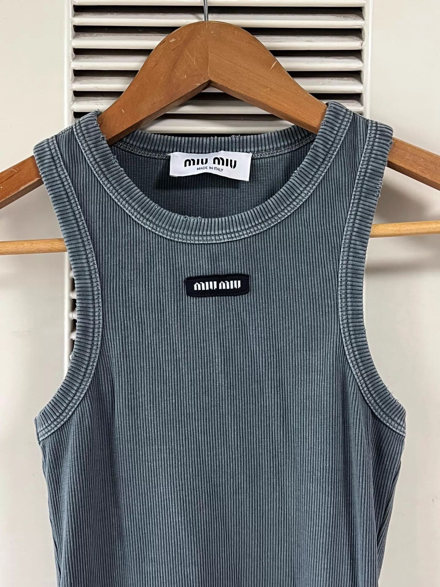 Miu Miu MIU MIU Women's Sleeveless Slim Fit Stretchy XS Dress Size XS / US 0-2 / IT 36-38 - 3 Thumbnail