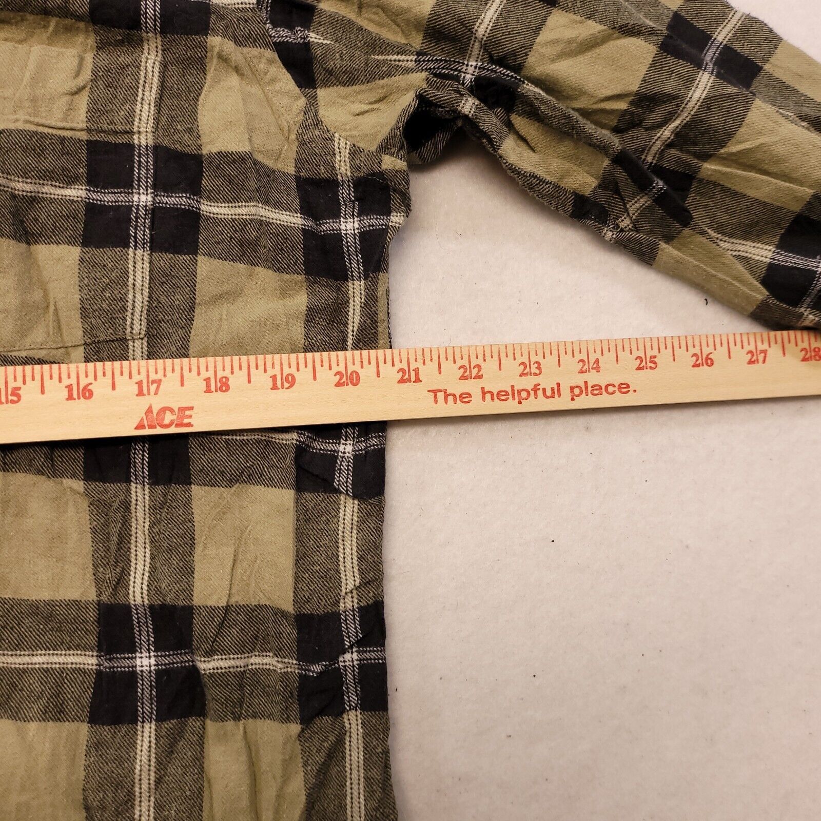 Arrow Arrow Tartan Flannel Casual Shirt Mens Size Large L Brown Size US L / EU 52-54 / 3 - 9 Thumbnail