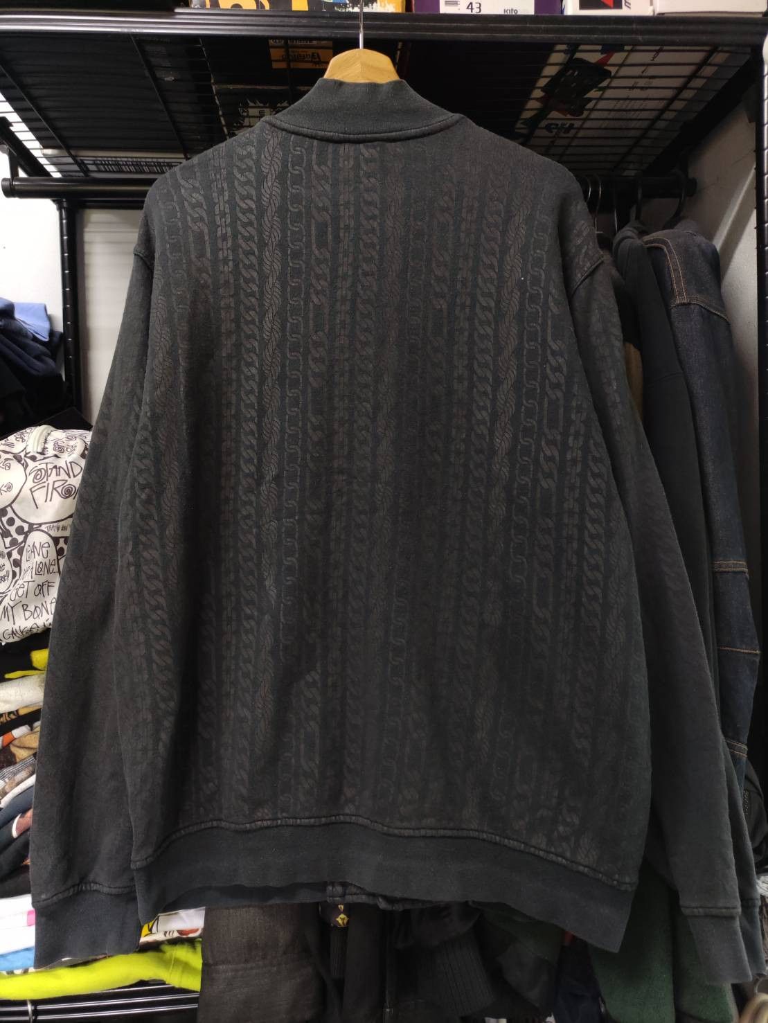 Crooks & Castles × Vintage Vtg 00's Crooks & Castles Chain Monogram Over Print Jacket Size US M / EU 48-50 / 2 - 10 Thumbnail