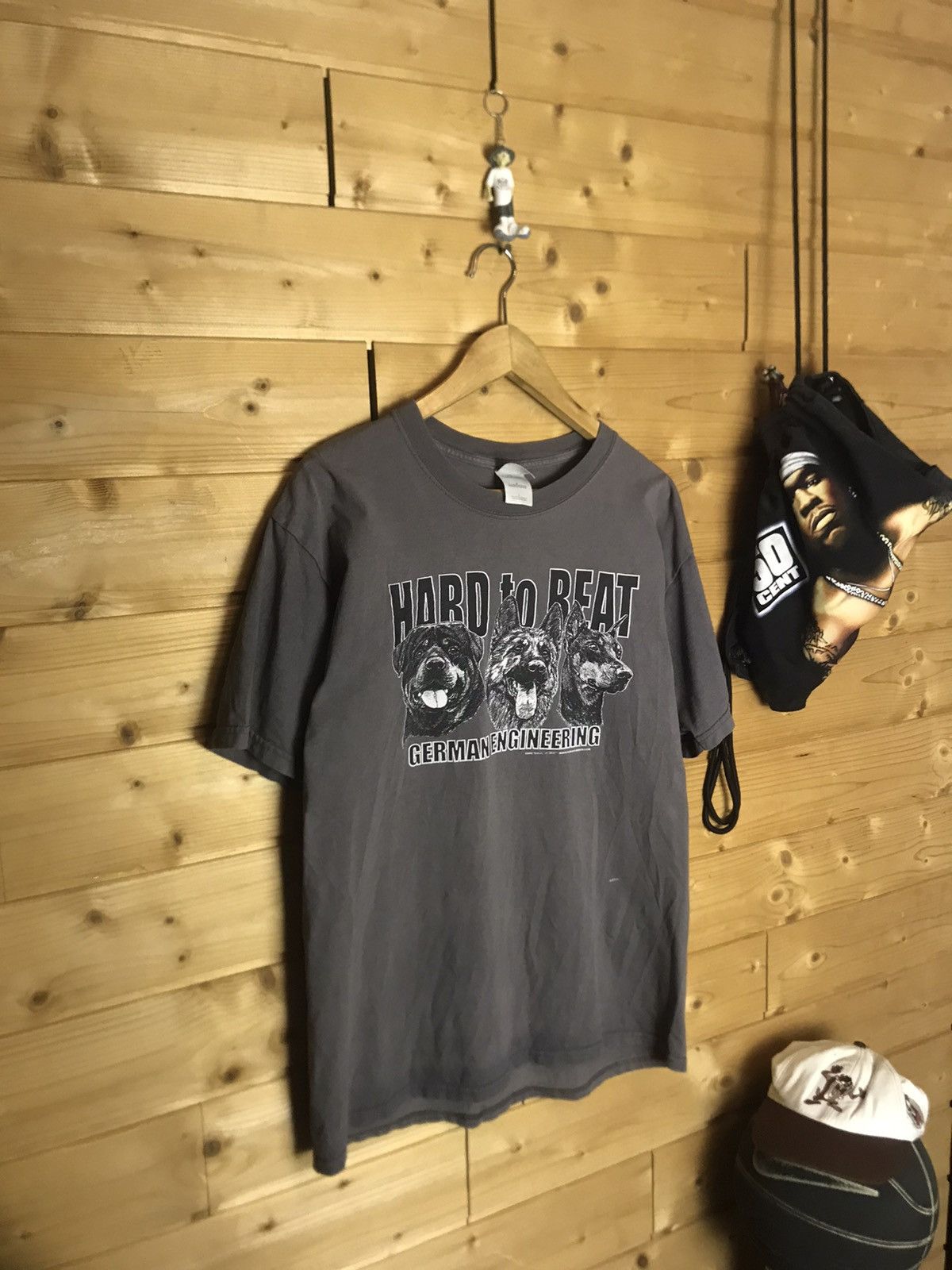Vintage Vintage 2002 Dogs German Engineering hard to beat t shirt Size US L / EU 52-54 / 3 - 2 Thumbnail