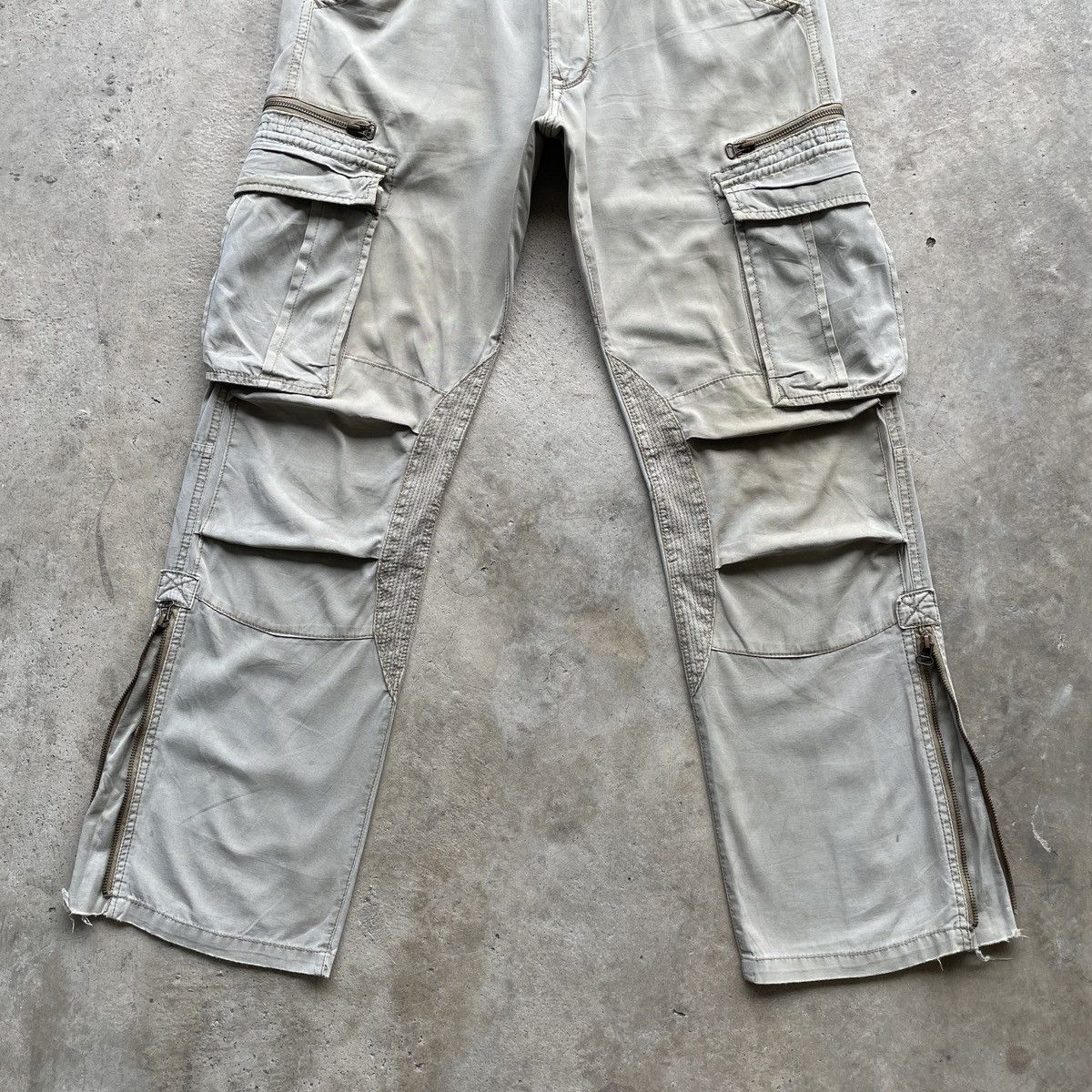 Avirex Vintage AVIREX 9 Pocket Faded Double Knee Cargo Pants W32 Size US 32 / EU 48 - 6 Thumbnail