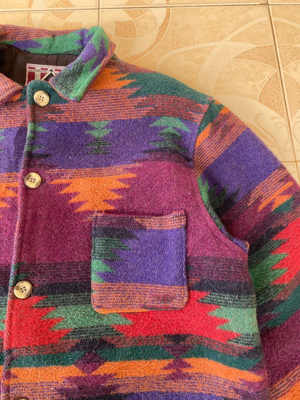 Vintage Vintage Cie Expedition Navajo Wool Jacket Size US XL / EU 56 / 4 - 5 Thumbnail