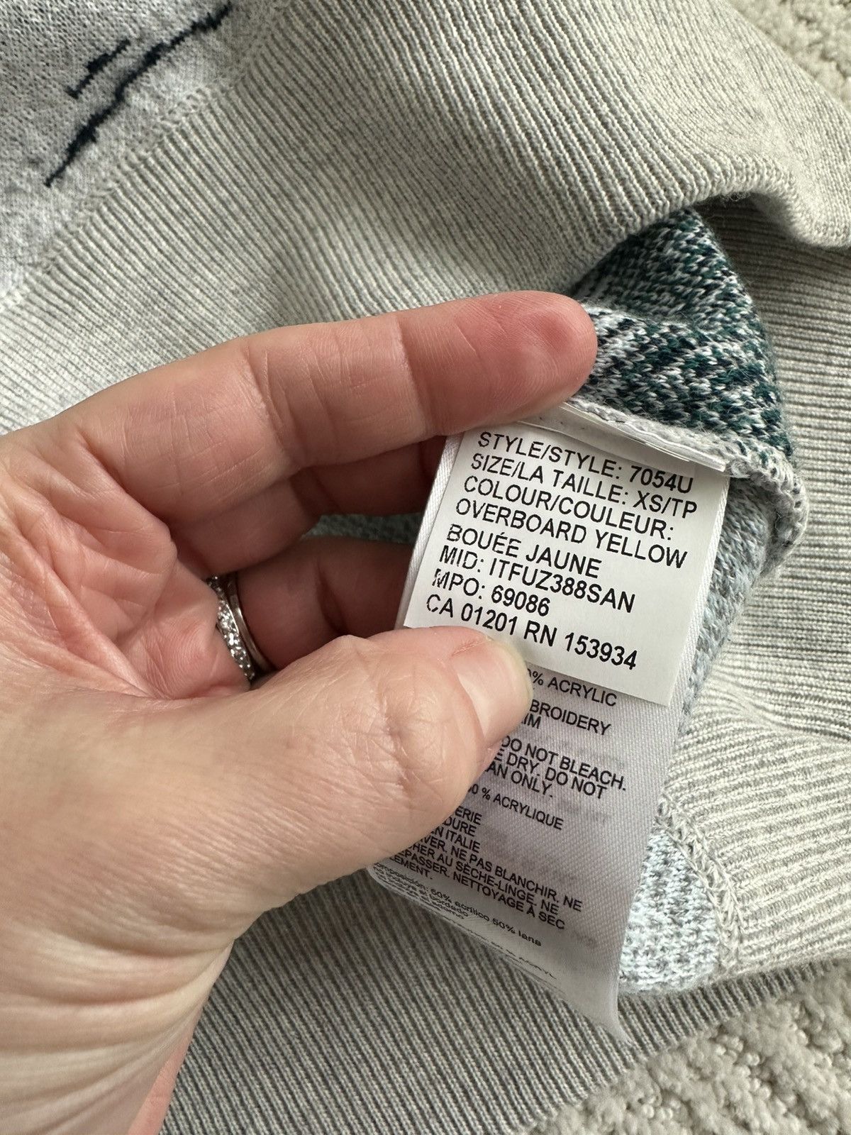 Canada Goose Canada Goose Northern Lights Collection jacquard sweater Size US XS / EU 42 / 0 - 4 Thumbnail