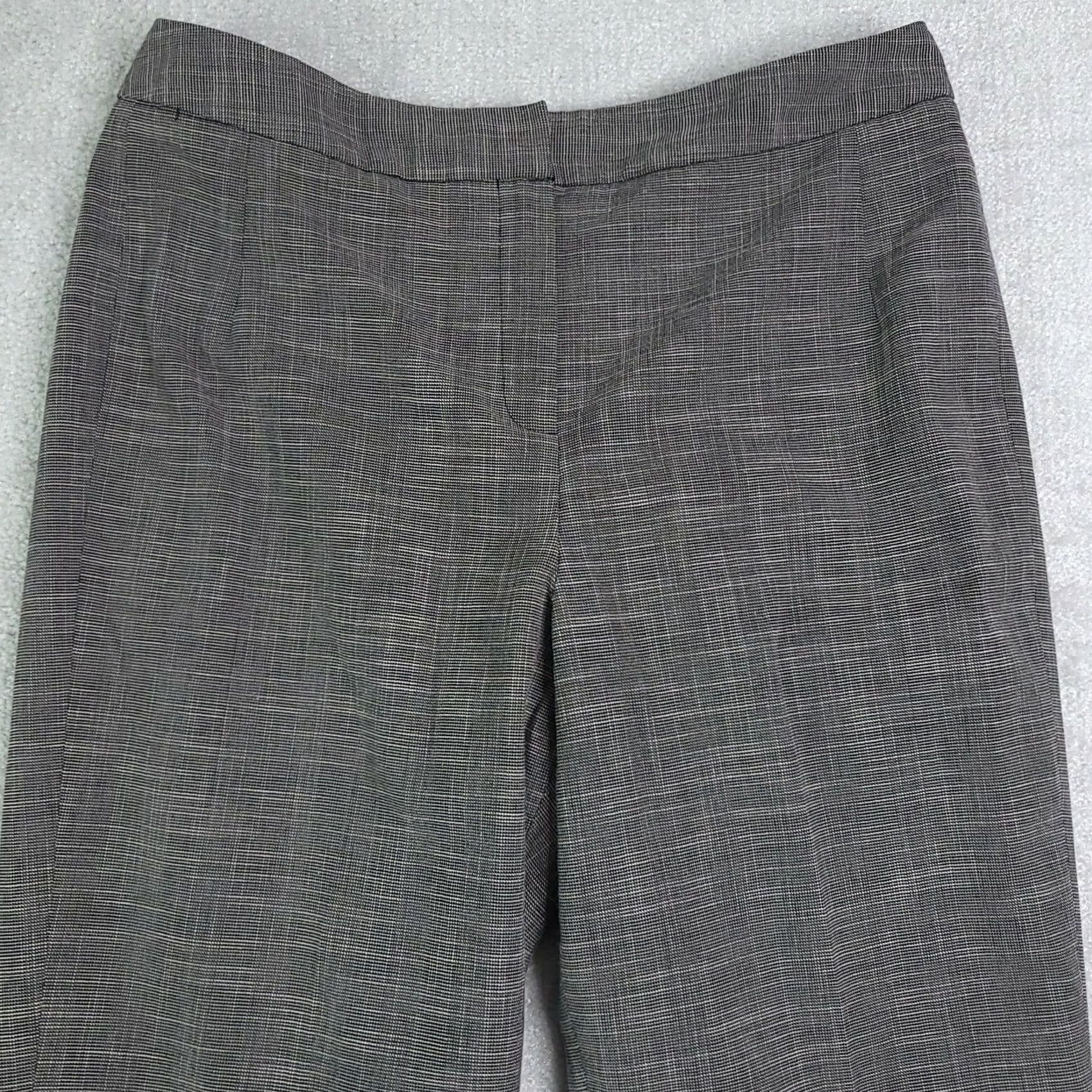 Vintage VINTAGE Larry Levine For Dress Barn Pants Women's 10 Gray Straight Leg Hook & Eye Dress Pants Womens 10 Gray Straight Leg Mens? Size 32" / US 10 / IT 46 - 3 Thumbnail
