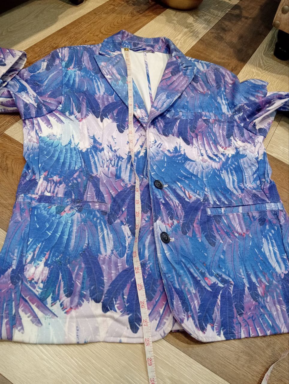 Japanese Brand JAPANESE DOWBL FEATHER OVERPRINT BLAZERS Size 46R - 15 Thumbnail