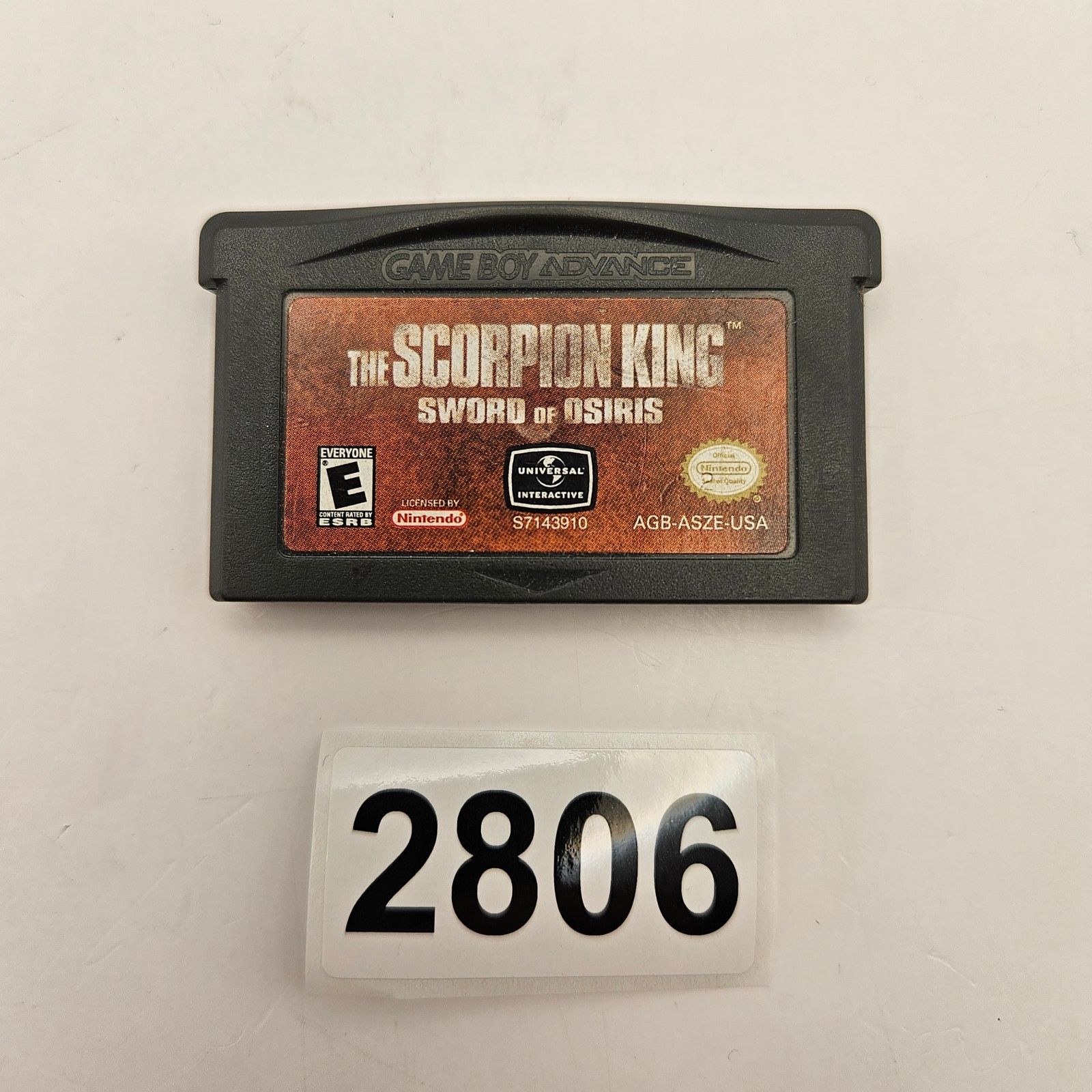 Nintendo THE SCORPION KING SWORD OF OSIRIS NINTENDO GBA AUTHENTIC Size ONE SIZE - 1 Thumbnail