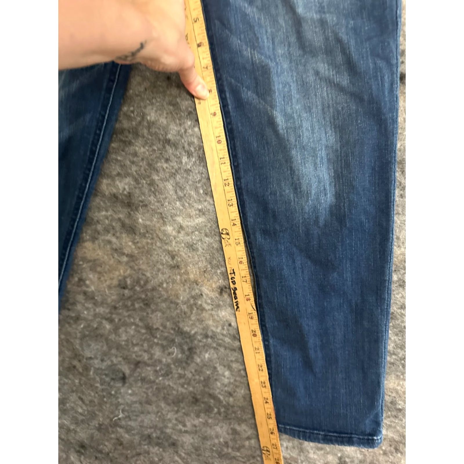 Vintage DEMOCRACY Womens Denim Blue Ankle Jeans SIZE 4 AB Solution Size 27" / US 4 / IT 40 - 4 Thumbnail