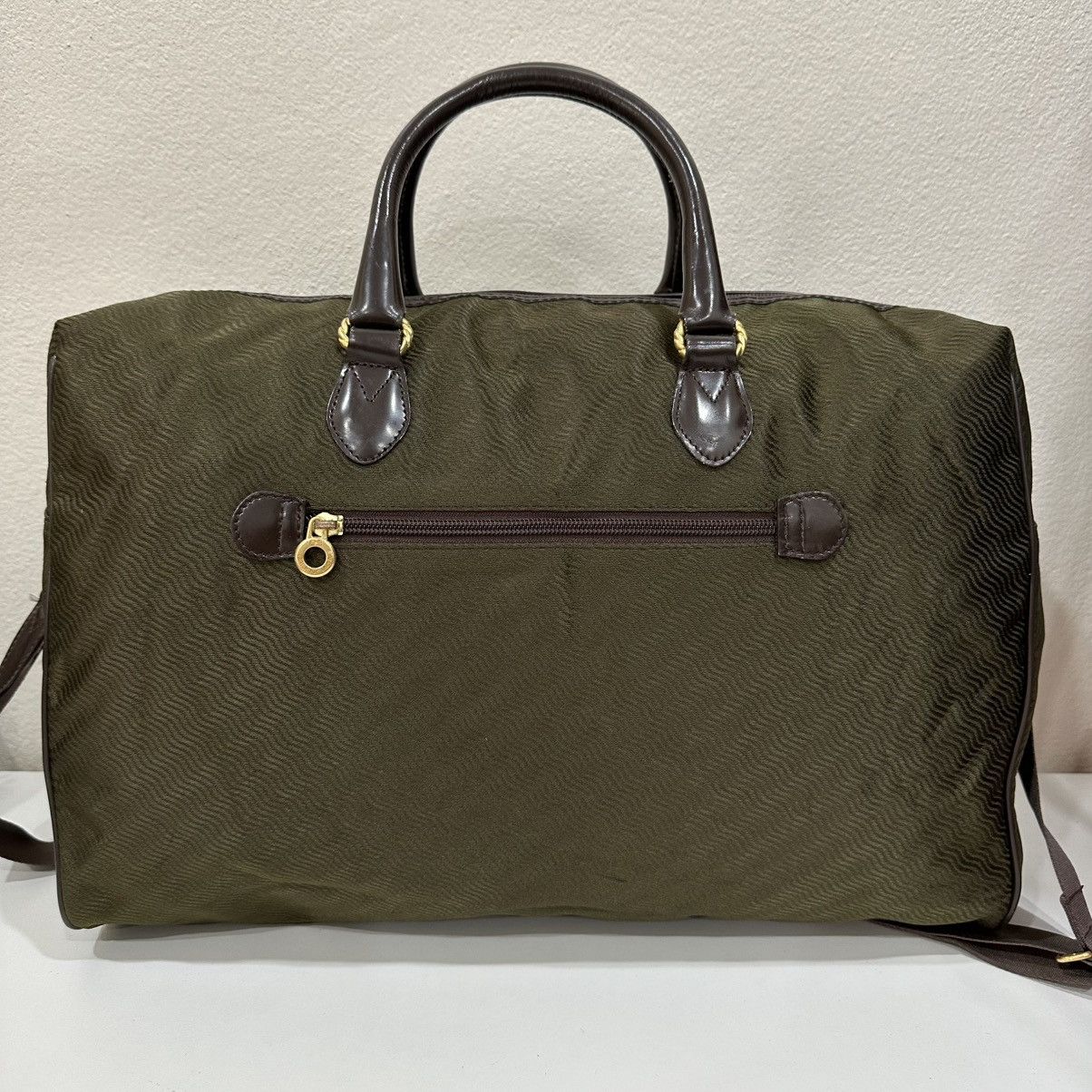 Balenciaga ‼️LASTDROP‼️ BALENCIAGA BB KHAKI GREEN BOSTON TRAVEL BAG Size ONE SIZE - 3 Thumbnail