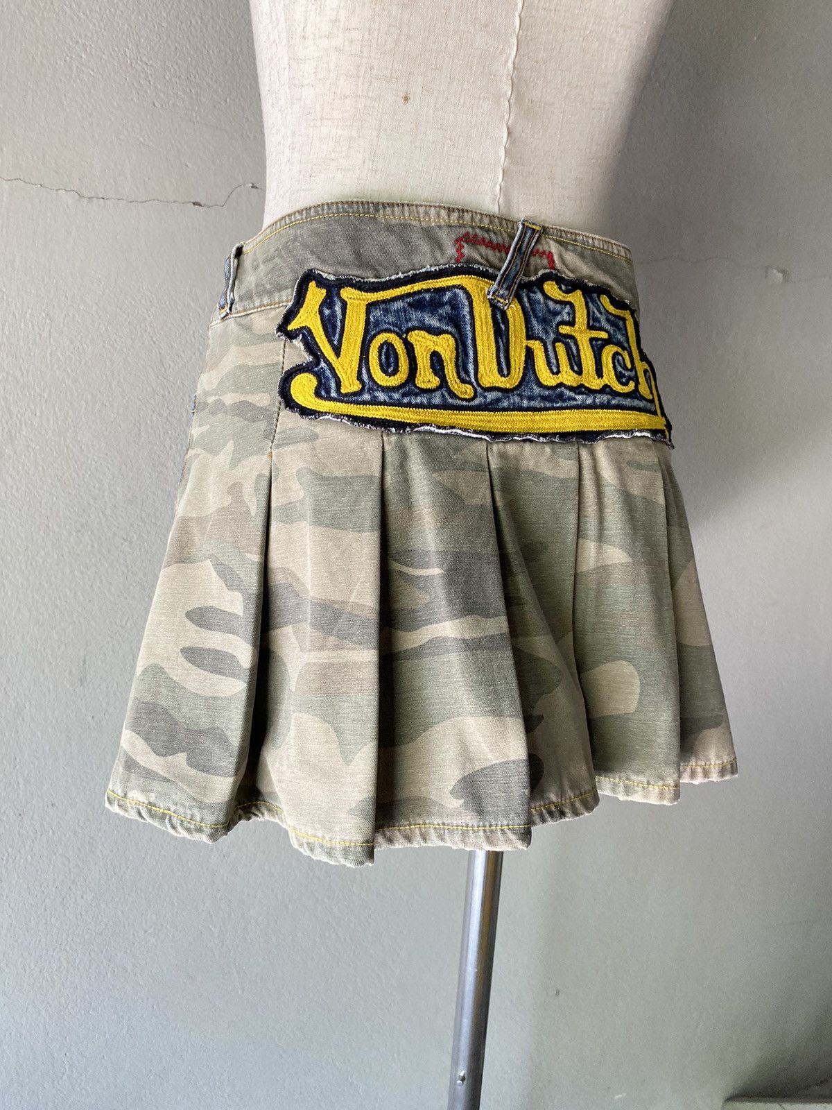 Von Dutch Von Dutch Y2K Denim Mini Skirt Size 31" - 15 Thumbnail