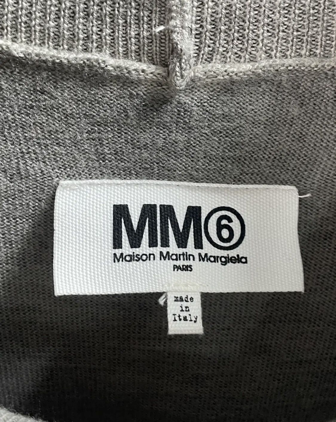 Maison Margiela Maison Margiela Wool Knit Short Sleeve T-Shirt Size XS / US 0-2 / IT 36-38 - 7 Thumbnail