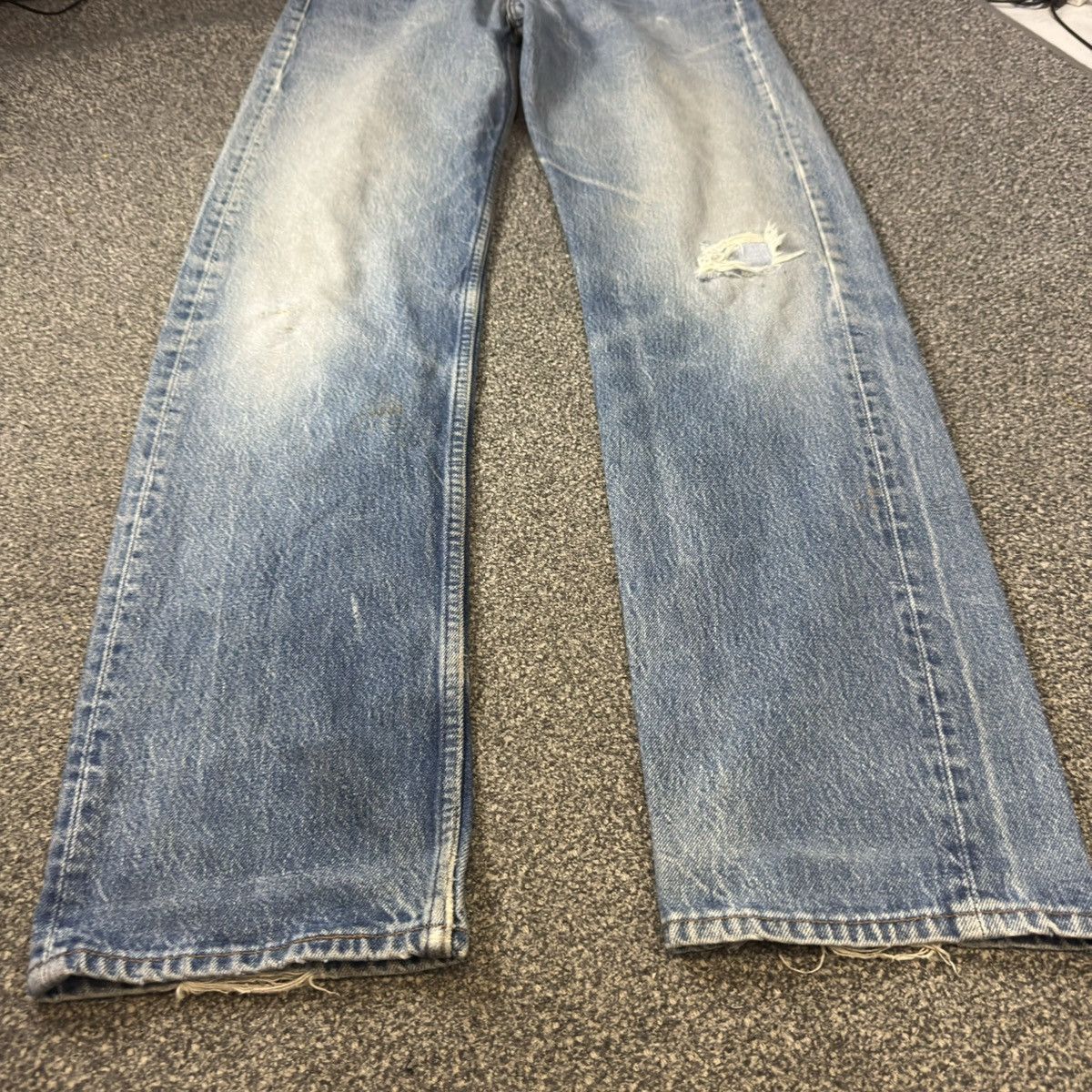 Levi's Vintage Clothing Vintage Levis 501 Acid Washed Faded Aging Denim Made in Usa Size US 33 - 7 Thumbnail