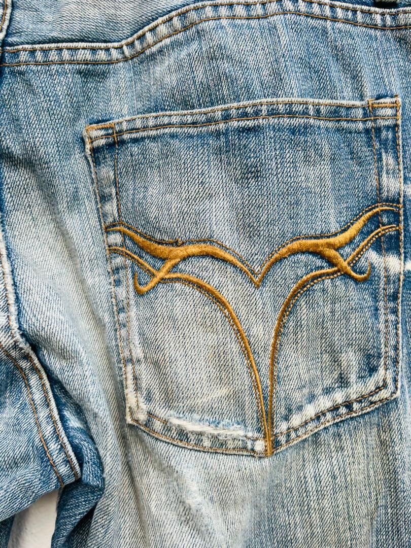 Japanese Brand × Vintage Vintage Jackrose Distressed Japanese Bootcut Fashion Style Size US 33 - 11 Thumbnail