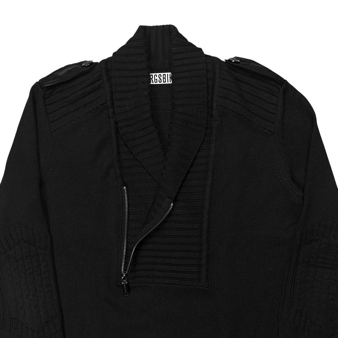 Dirk Bikkembergs Dirk Bikkembergs Military Zip Knit Sweater - AW10 Size US M / EU 48-50 / 2 - 5 Thumbnail
