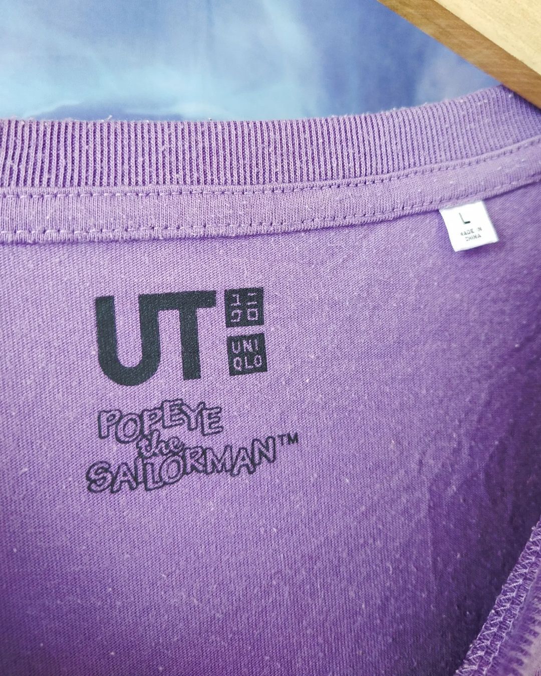 Cartoon Network × Uniqlo Popeye The Sailor x Uniqlo Olive Purple Cartoon Tees Size M / US 6-8 / IT 42-44 - 3 Thumbnail