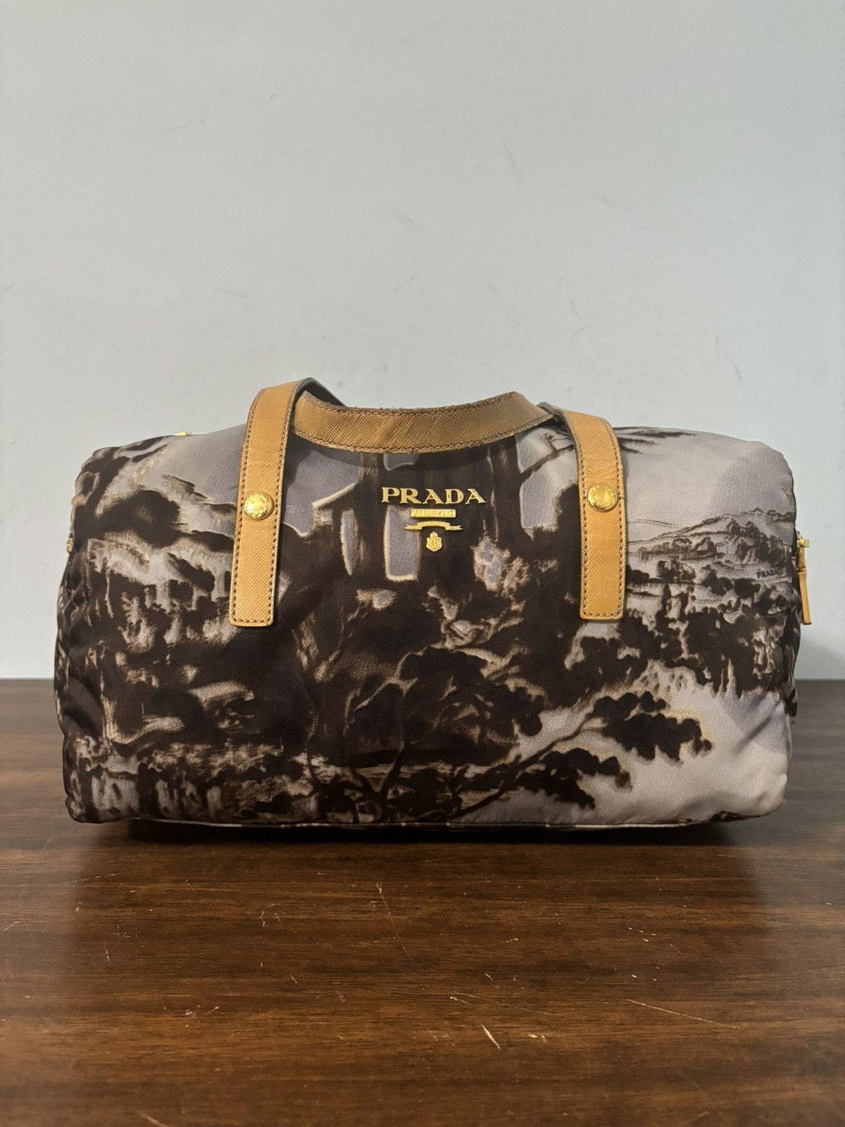 Prada Prada Nylon Landscape Tote Bag Size ONE SIZE - 3 Thumbnail