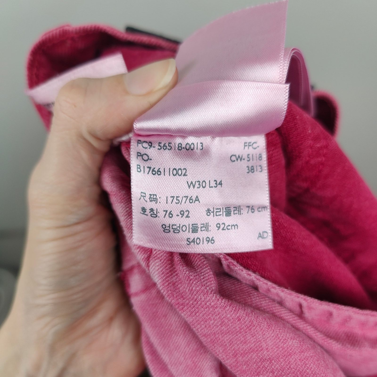 Levi's Levi's Made and Crafted 502 Jeans Mens 30x34 Red Pink Pink Size US 30 / EU 46 - 13 Thumbnail