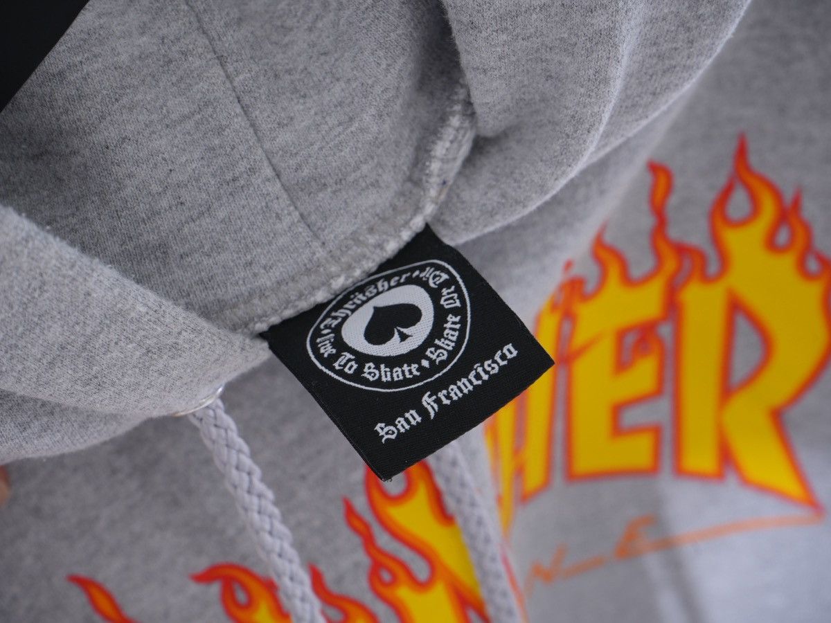 Thrasher Thrasher flame vintage hoodie skate y2k Size US S / EU 44-46 / 1 - 4 Thumbnail